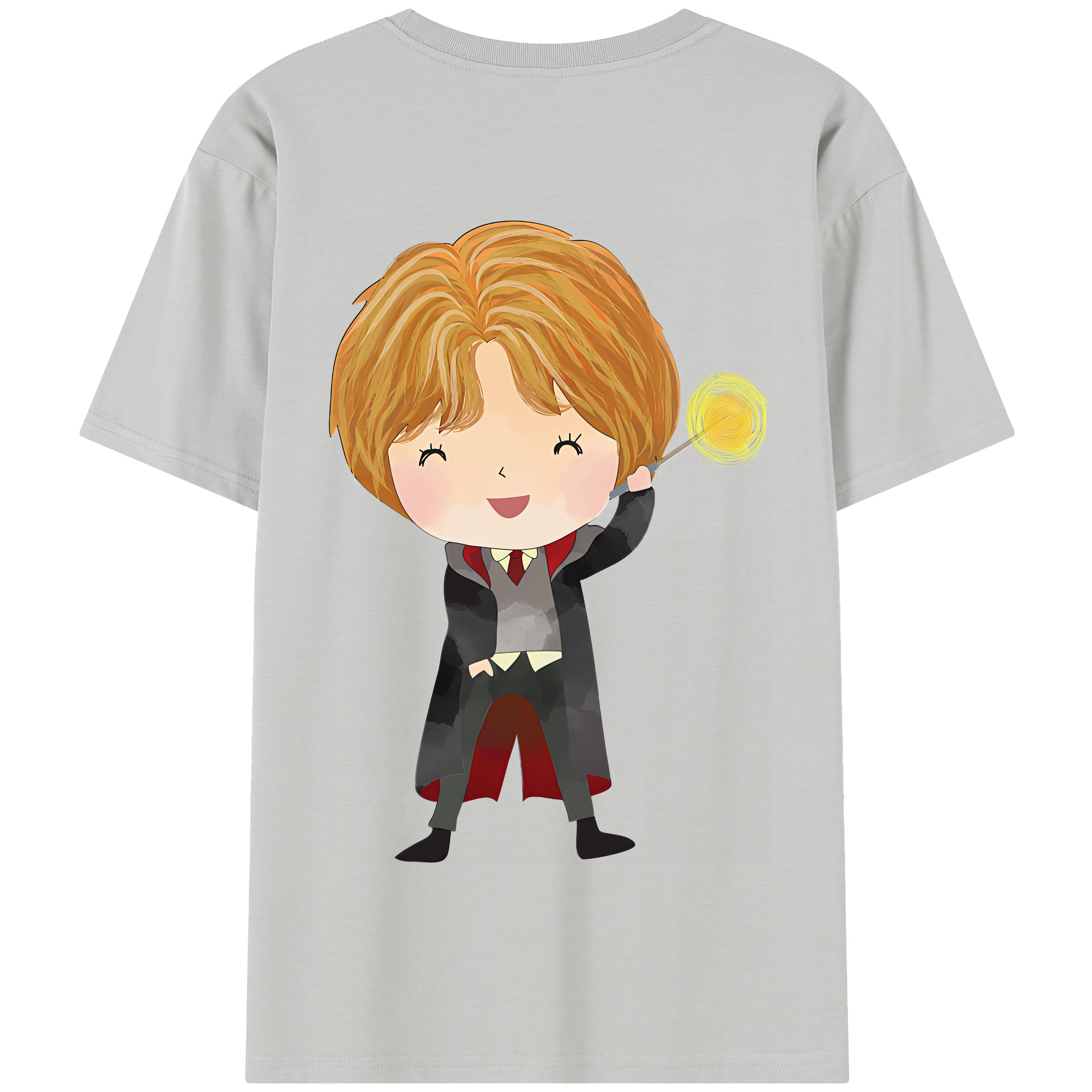 （画像用） Harry Potter ハリー・ポッターシリーズ 綿100％半袖Tシャツ（背面プリント）