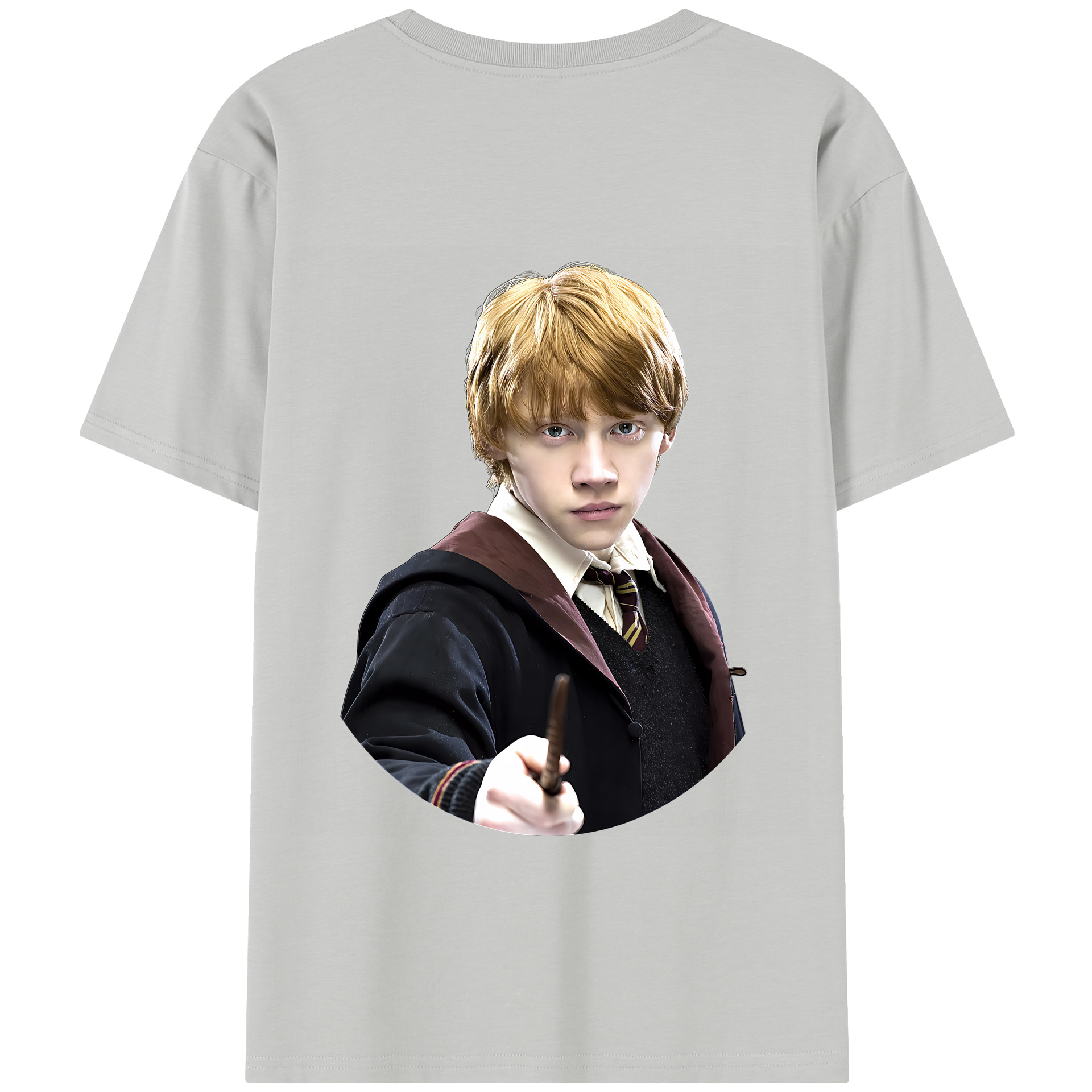 （画像用） Harry Potter ハリー・ポッターシリーズ 綿100％半袖Tシャツ（背面プリント）