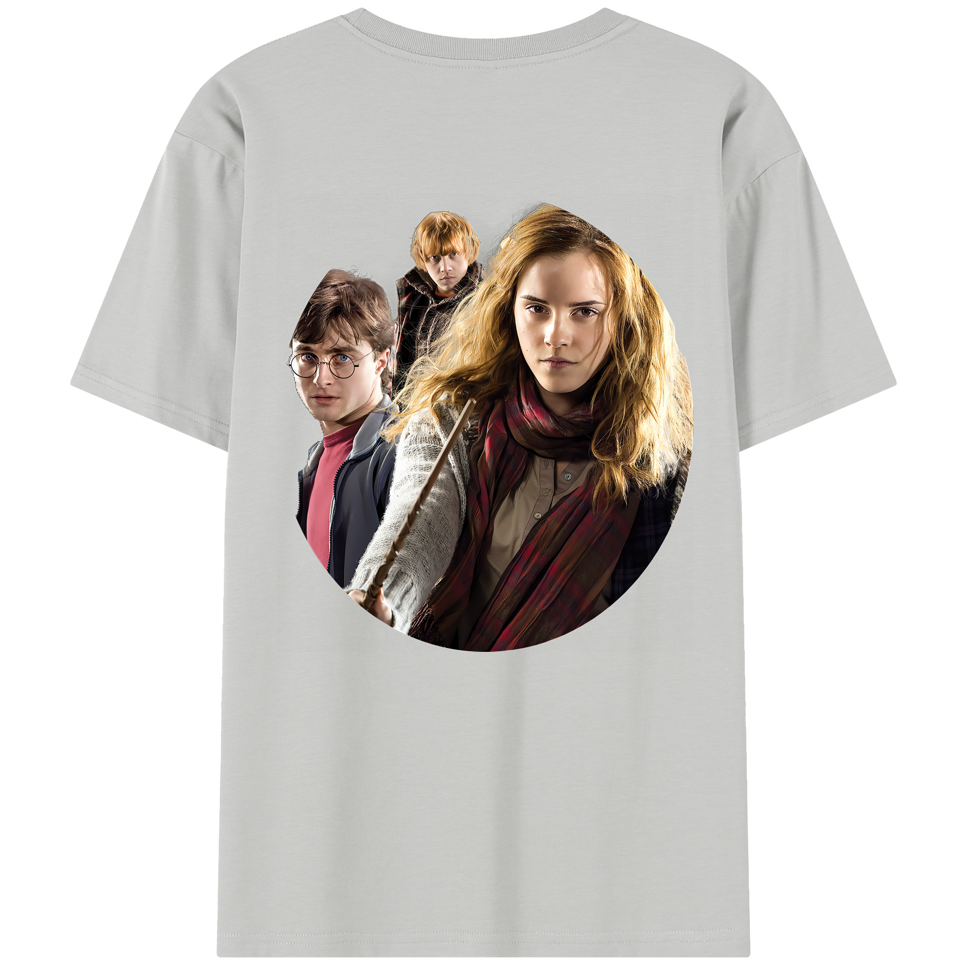 （画像用） Harry Potter ハリー・ポッターシリーズ 綿100％半袖Tシャツ（背面プリント）