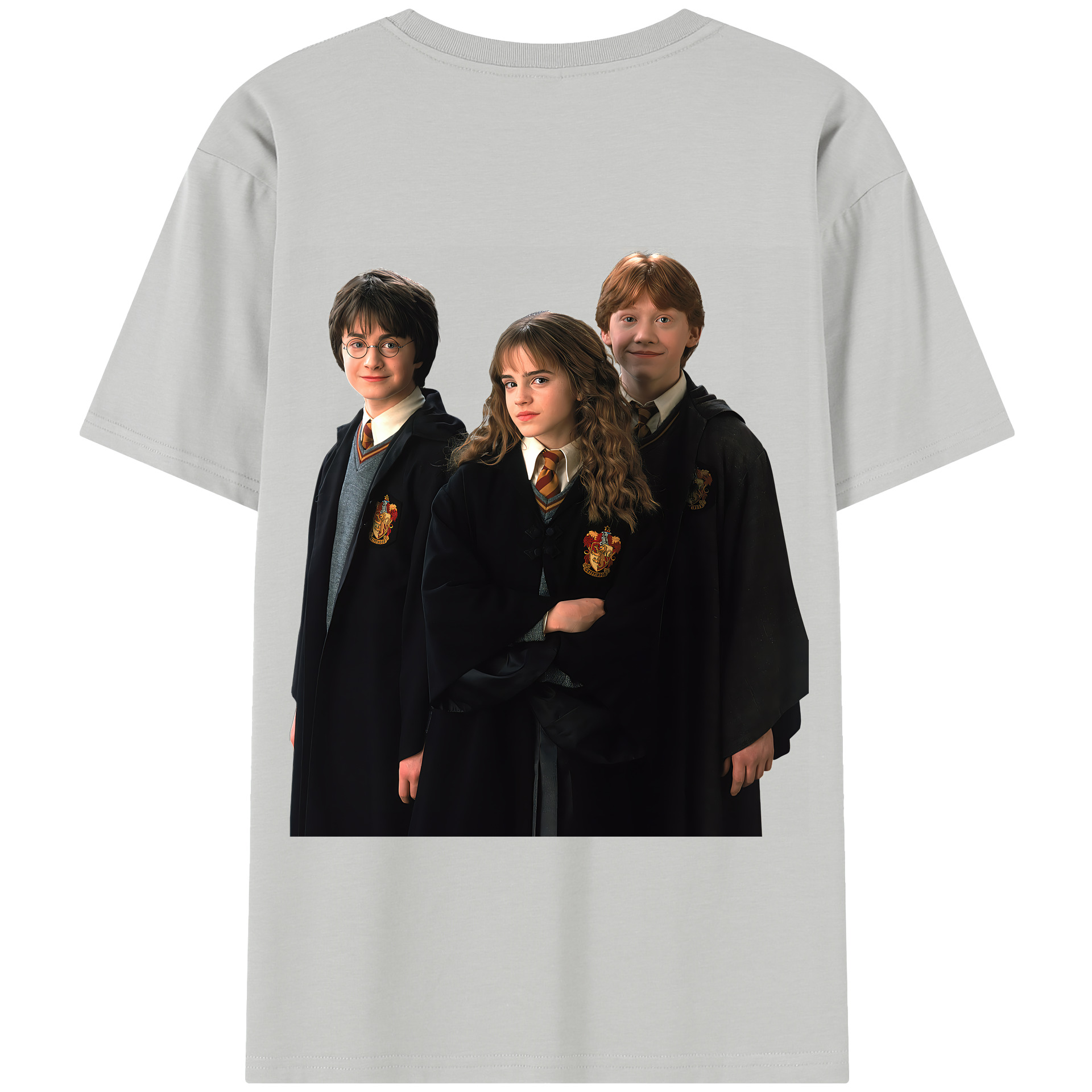 （画像用） Harry Potter ハリー・ポッターシリーズ 綿100％半袖Tシャツ（背面プリント）