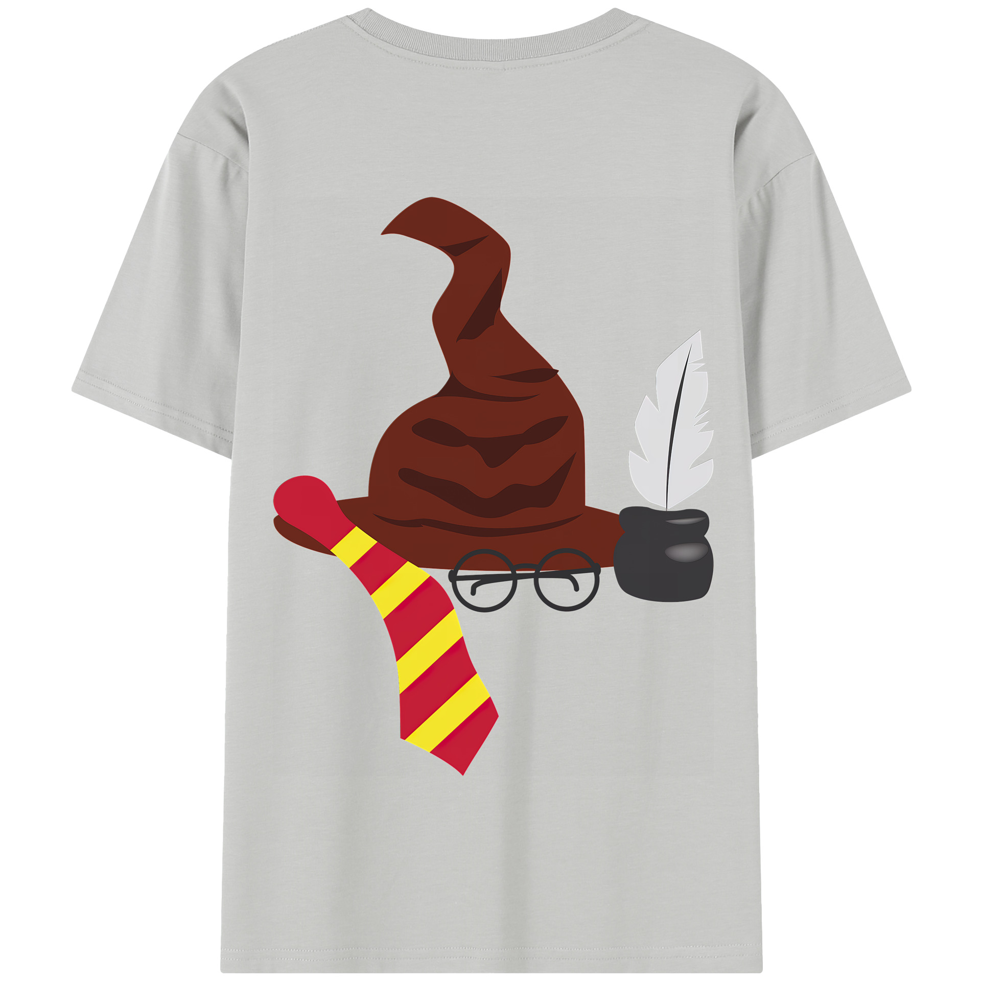（画像用） Harry Potter ハリー・ポッターシリーズ 綿100％半袖Tシャツ（背面プリント）
