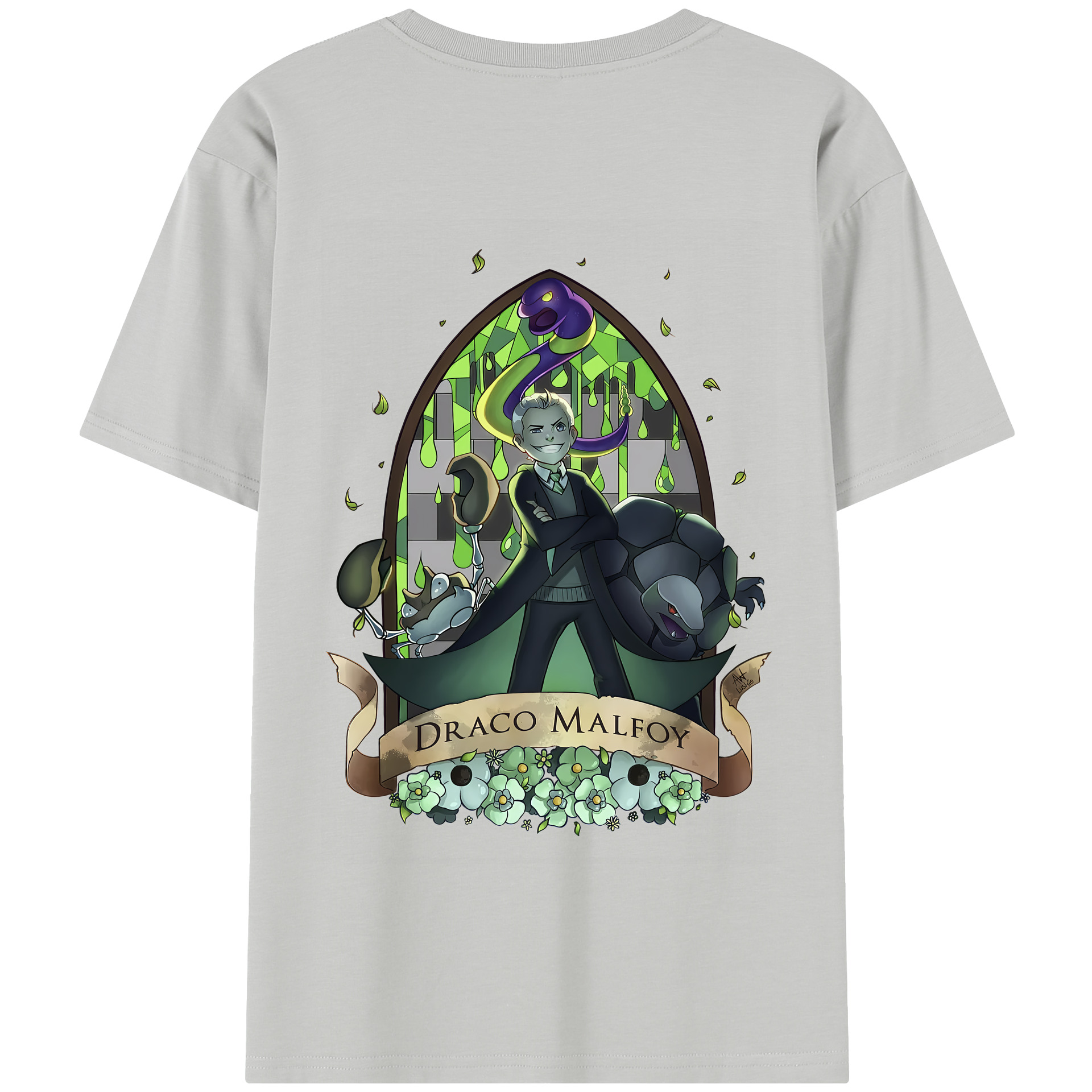 （画像用） Harry Potter ハリー・ポッターシリーズ 綿100％半袖Tシャツ（背面プリント）