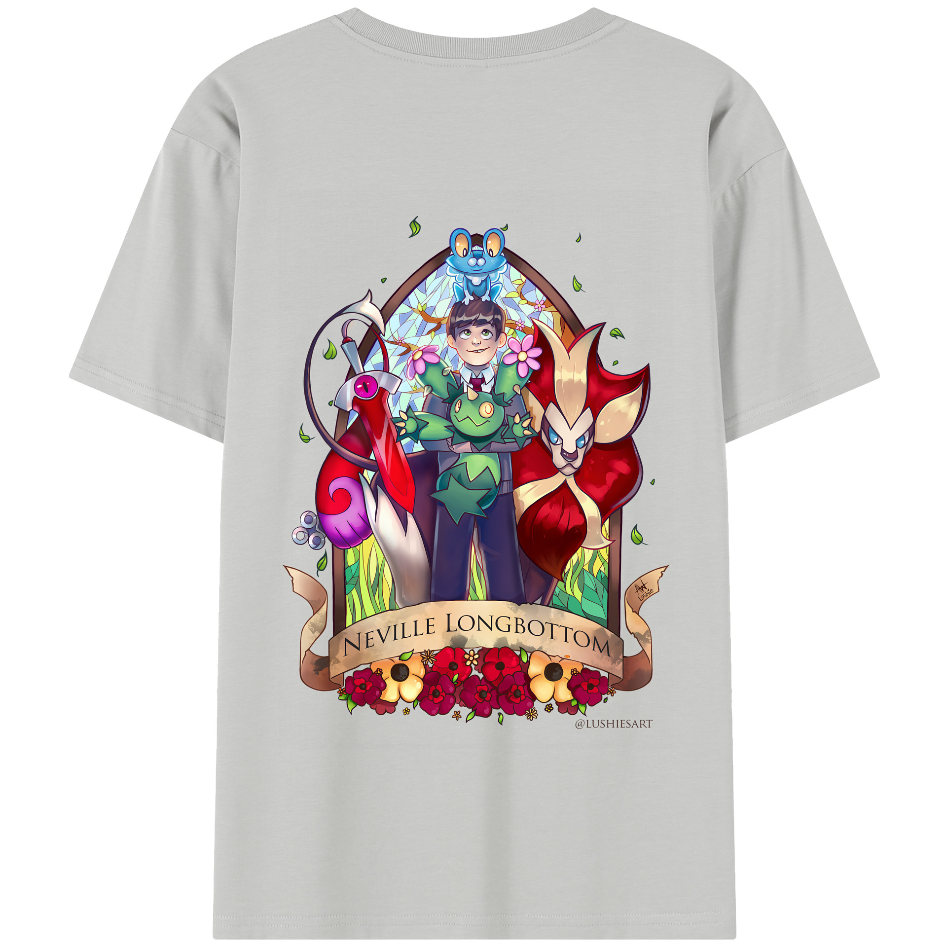 （画像用） Harry Potter ハリー・ポッターシリーズ 綿100％半袖Tシャツ（背面プリント）