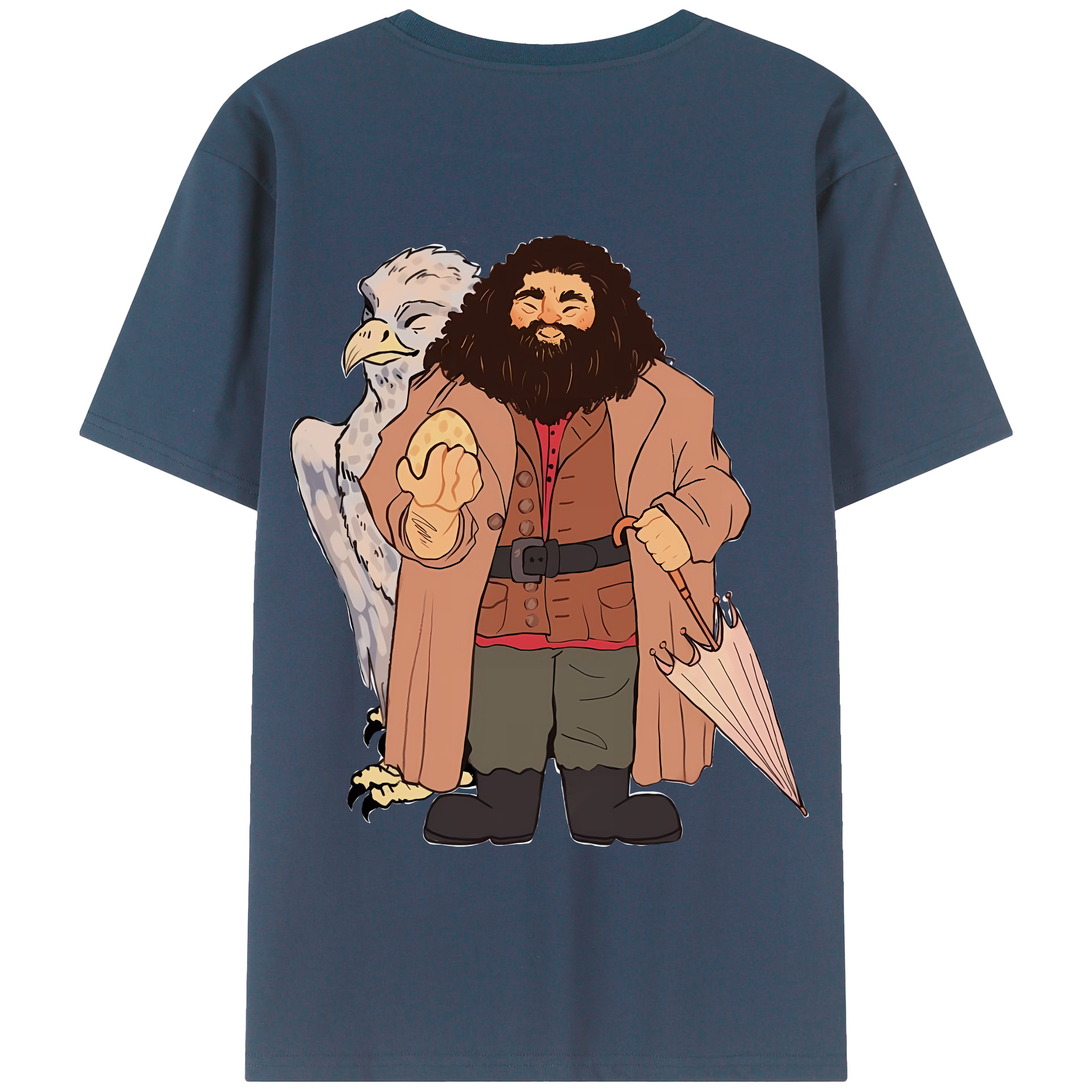 （画像用） Harry Potter ハリー・ポッターシリーズ 綿100％半袖Tシャツ（背面プリント）