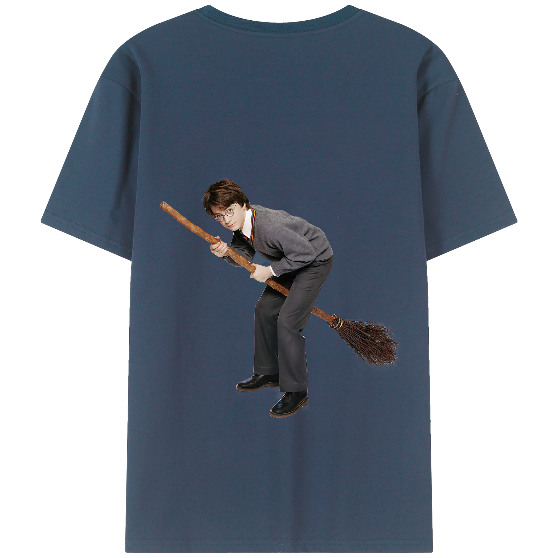 （画像用） Harry Potter ハリー・ポッターシリーズ 綿100％半袖Tシャツ（背面プリント）