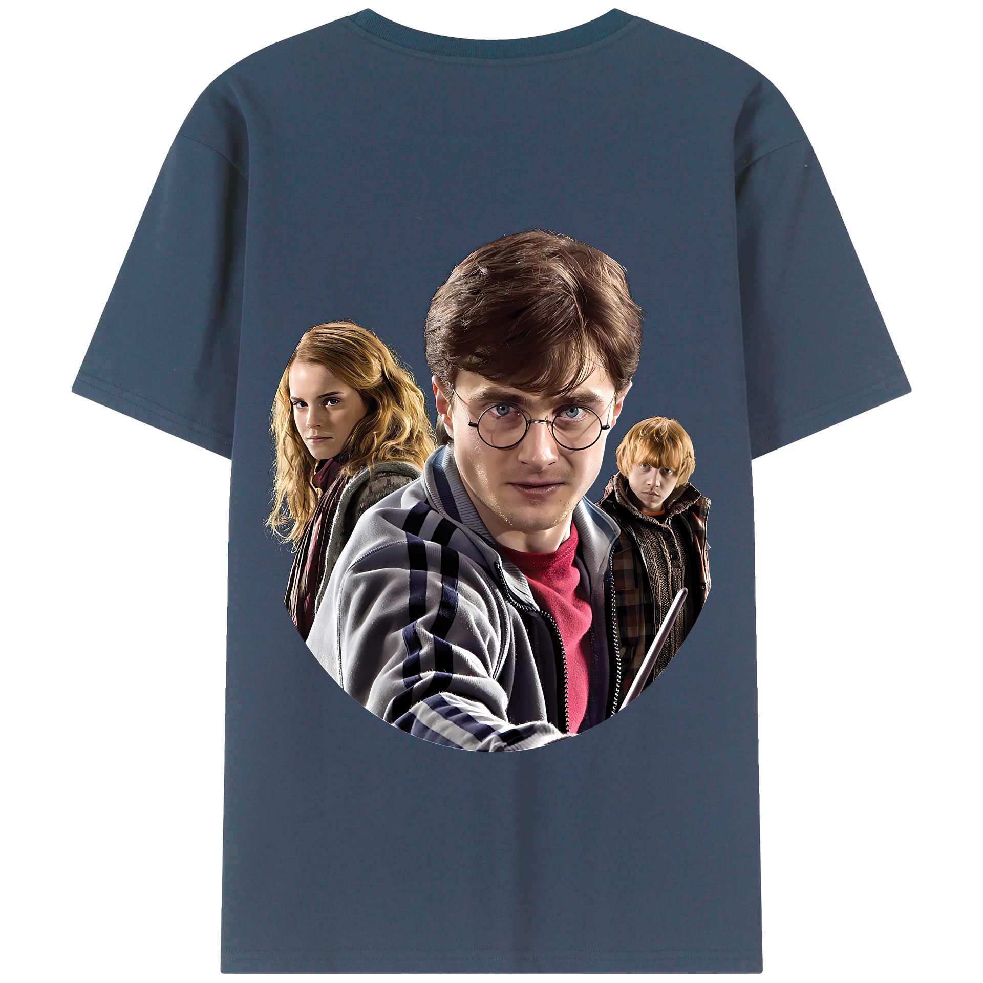 （画像用） Harry Potter ハリー・ポッターシリーズ 綿100％半袖Tシャツ（背面プリント）