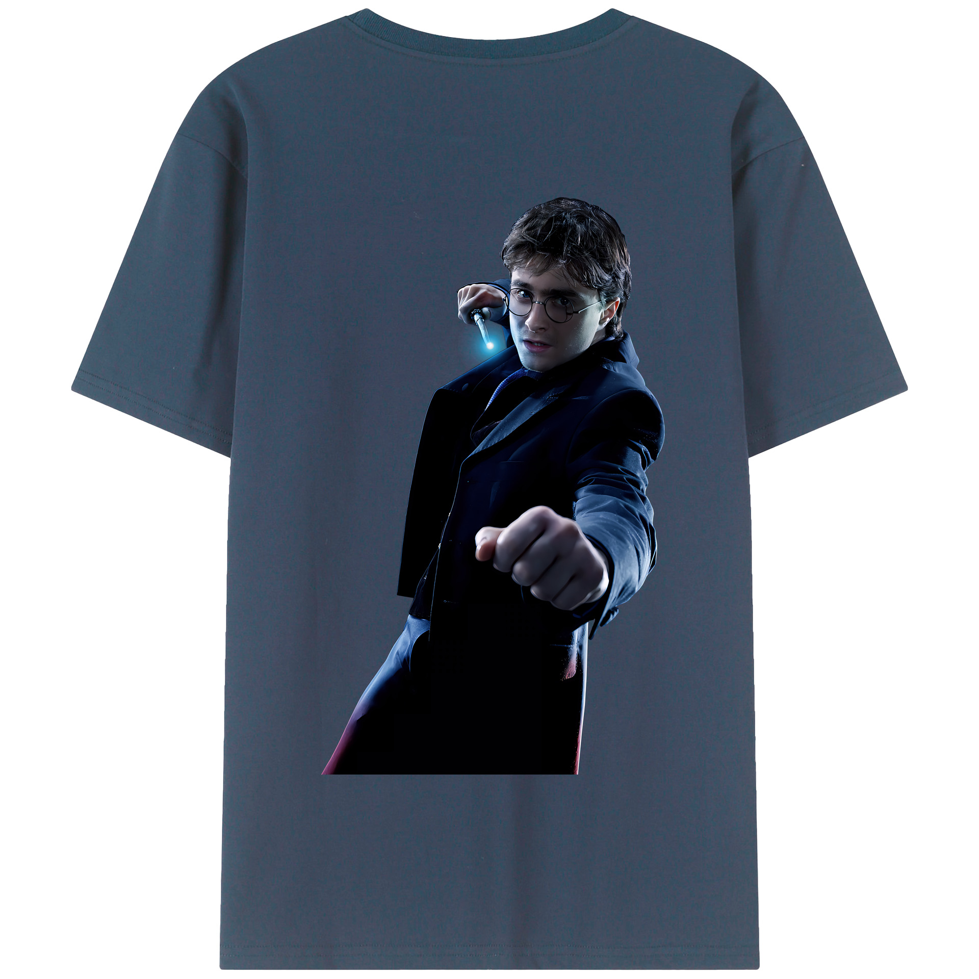 （画像用） Harry Potter ハリー・ポッターシリーズ 綿100％半袖Tシャツ（背面プリント）