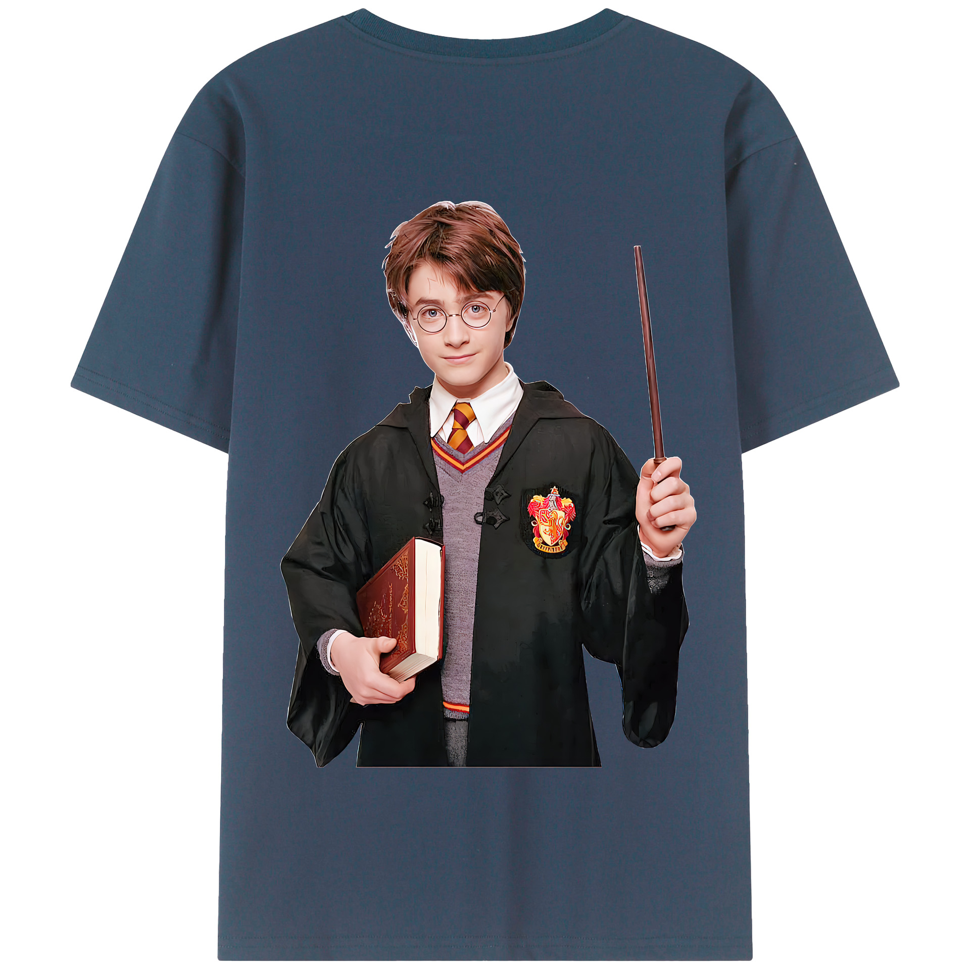 （画像用） Harry Potter ハリー・ポッターシリーズ 綿100％半袖Tシャツ（背面プリント）