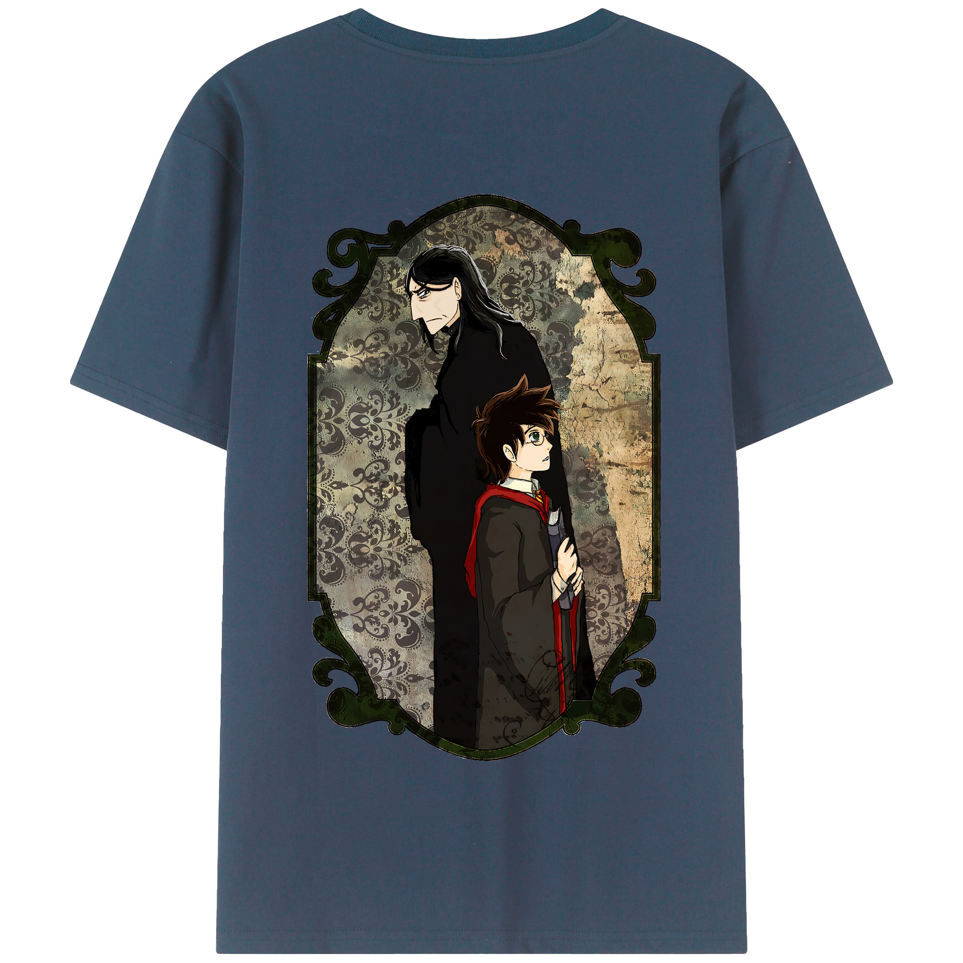 （画像用） Harry Potter ハリー・ポッターシリーズ 綿100％半袖Tシャツ（背面プリント）