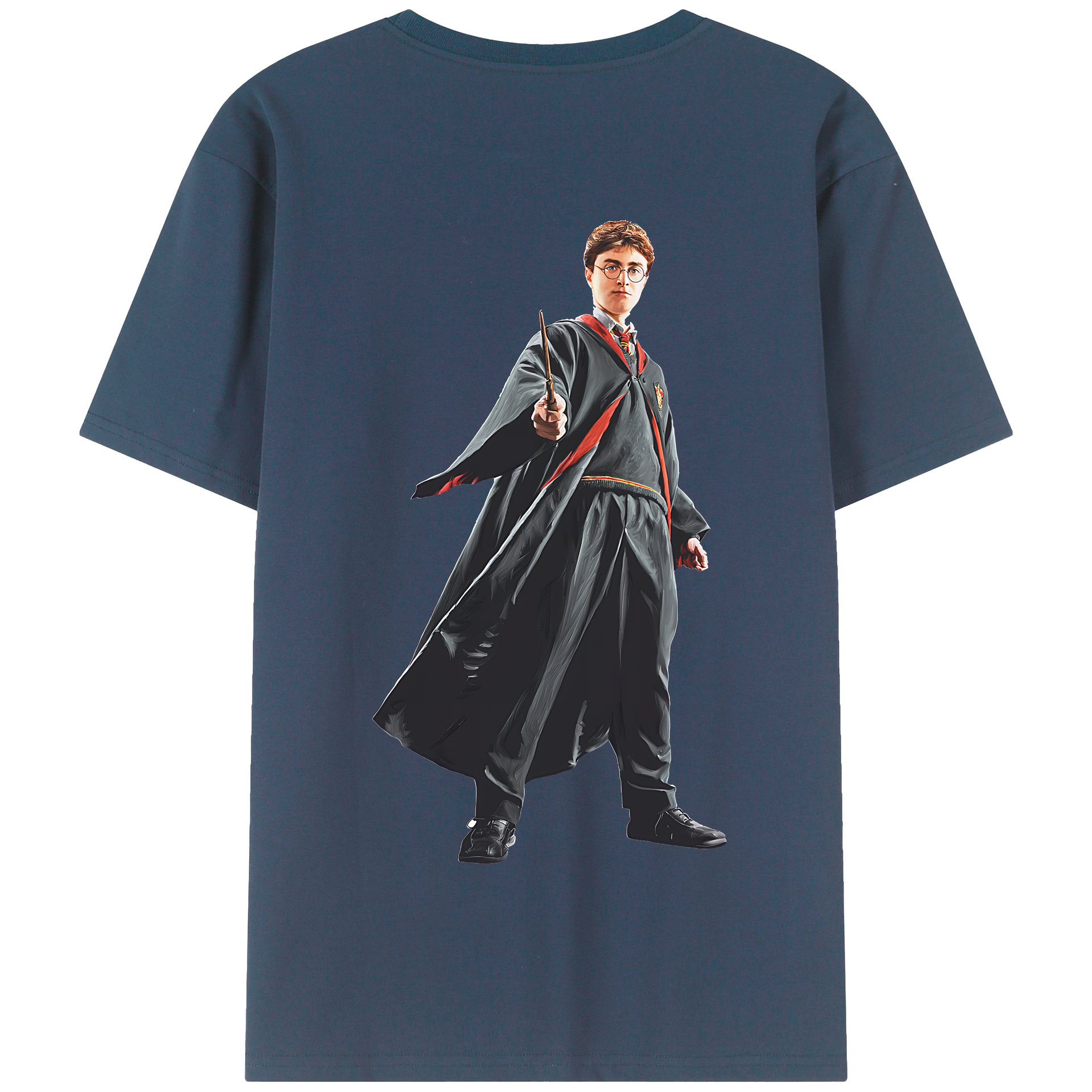（画像用） Harry Potter ハリー・ポッターシリーズ 綿100％半袖Tシャツ（背面プリント）