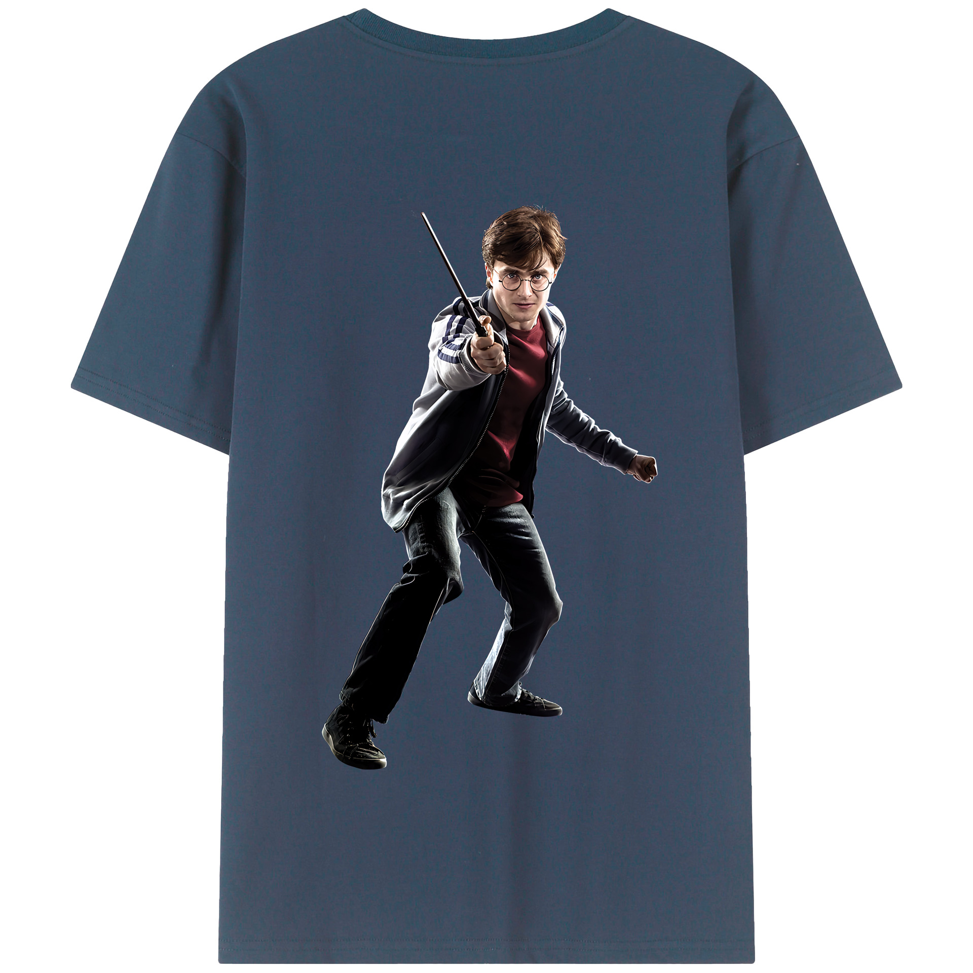 （画像用） Harry Potter ハリー・ポッターシリーズ 綿100％半袖Tシャツ（背面プリント）