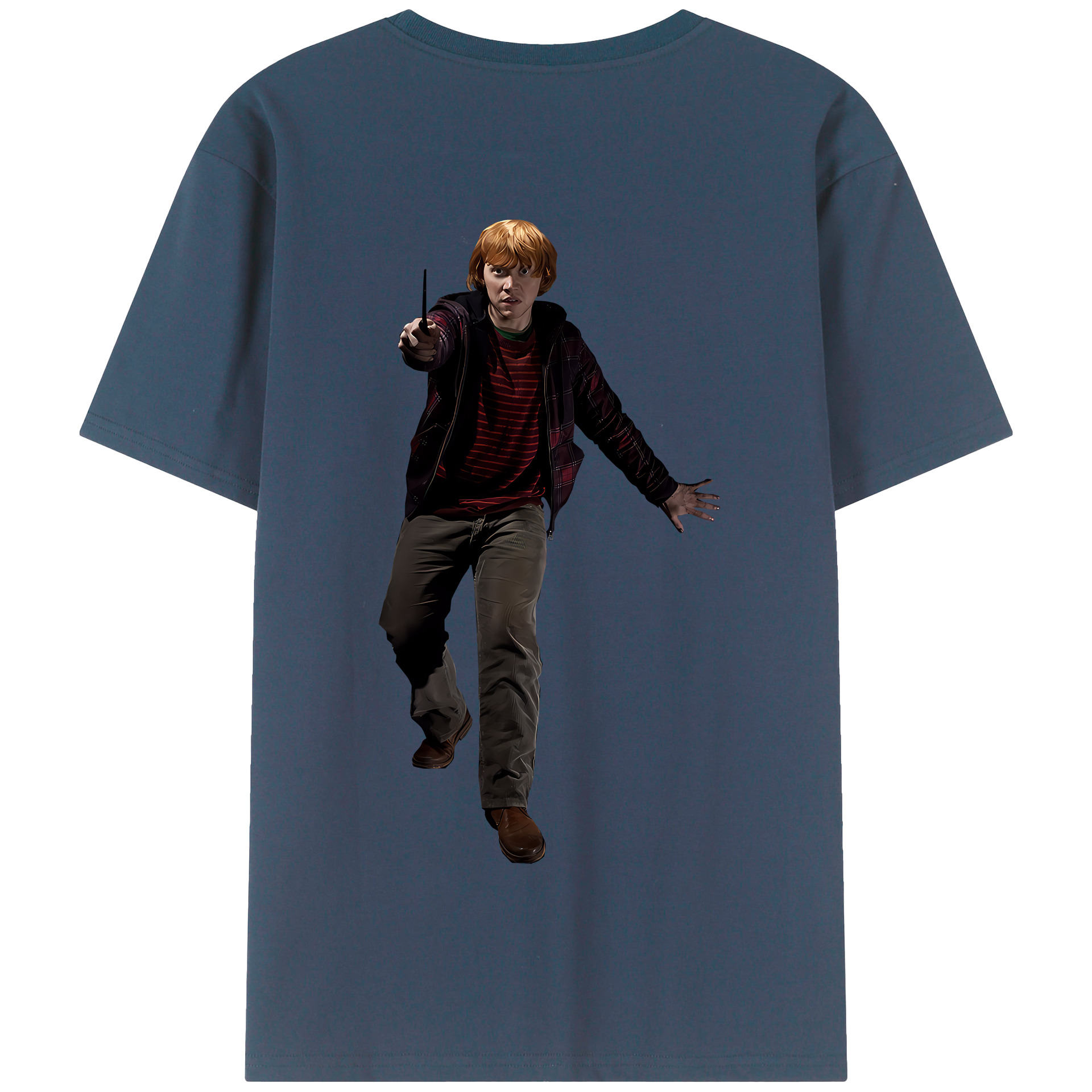 （画像用） Harry Potter ハリー・ポッターシリーズ 綿100％半袖Tシャツ（背面プリント）