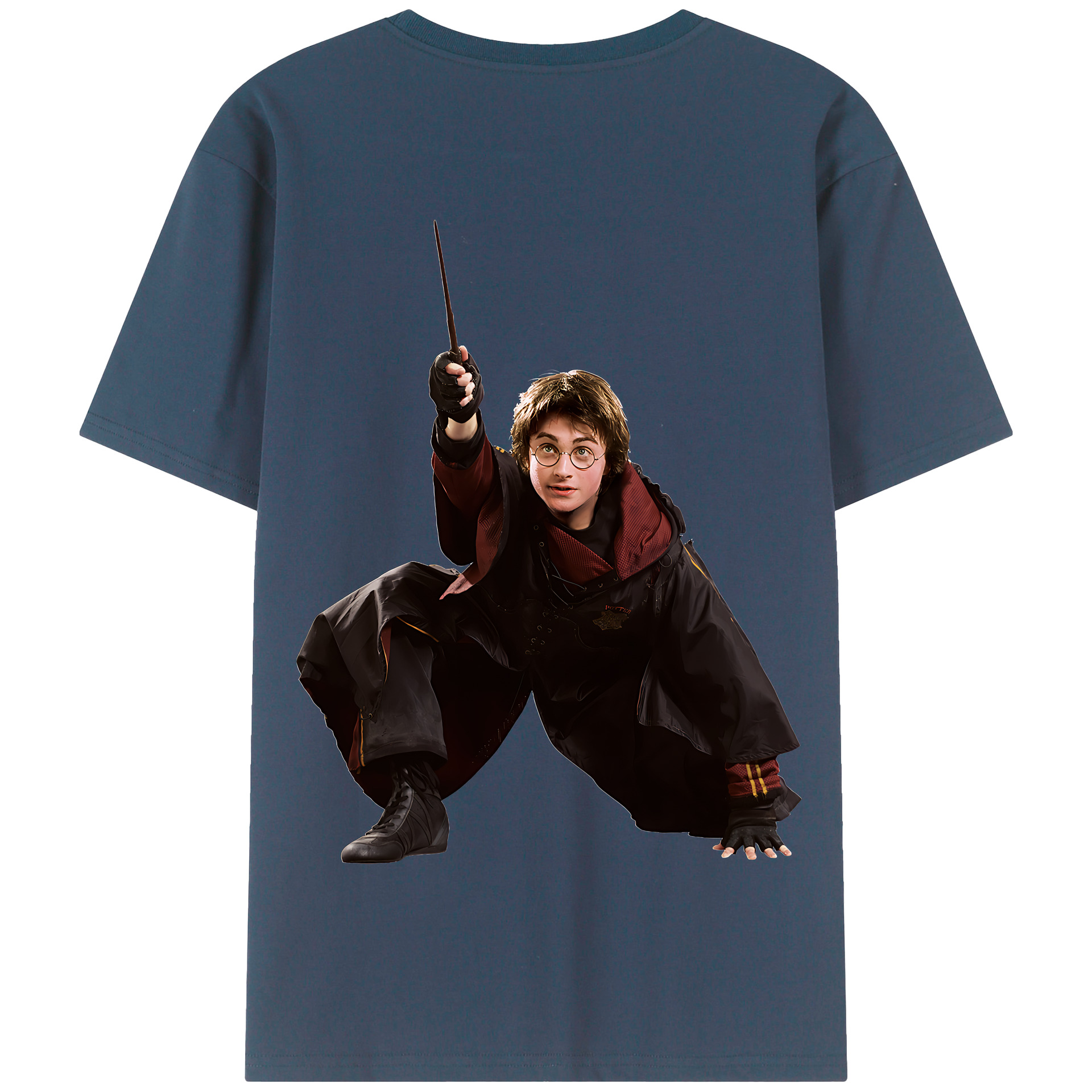 （画像用） Harry Potter ハリー・ポッターシリーズ 綿100％半袖Tシャツ（背面プリント）
