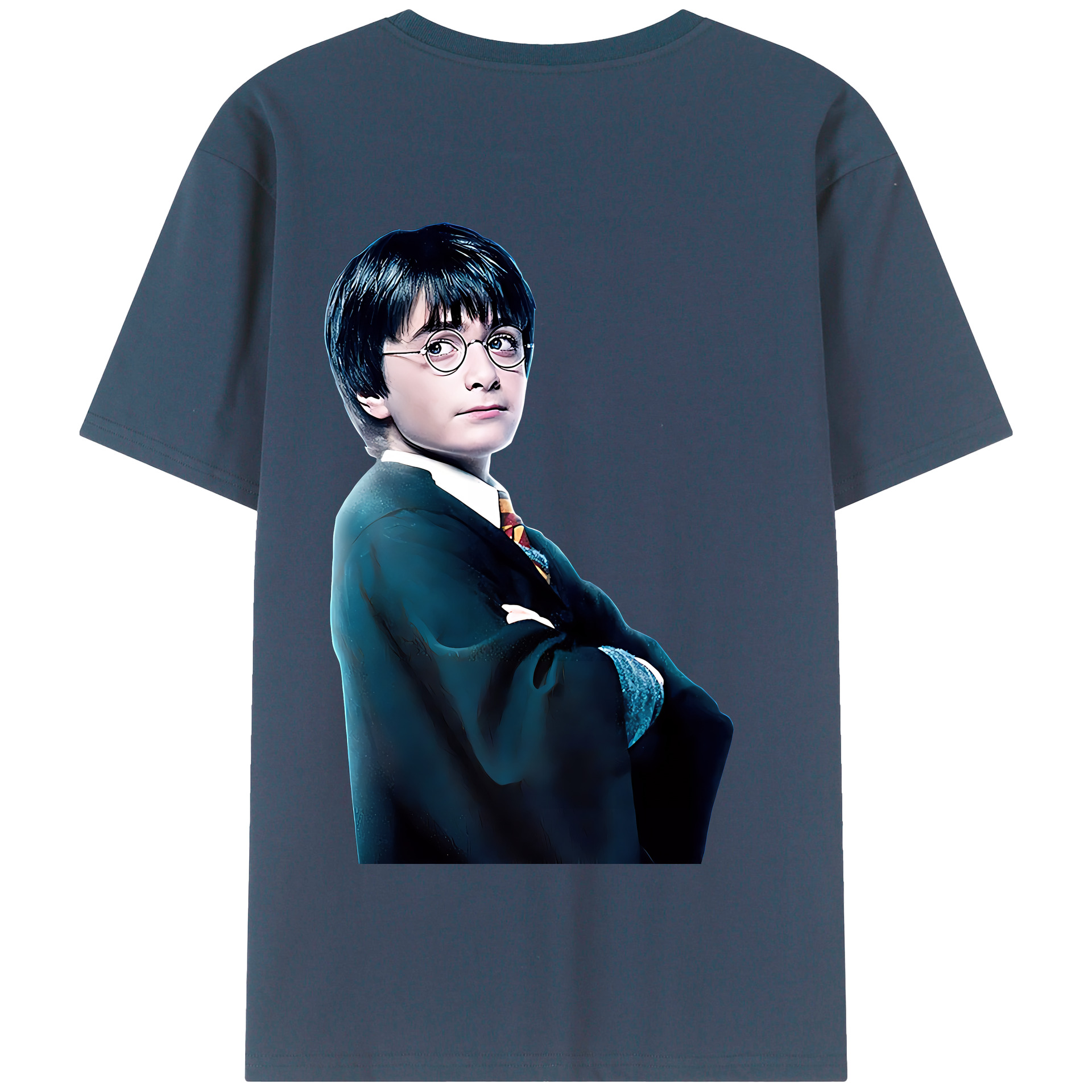 （画像用） Harry Potter ハリー・ポッターシリーズ 綿100％半袖Tシャツ（背面プリント）