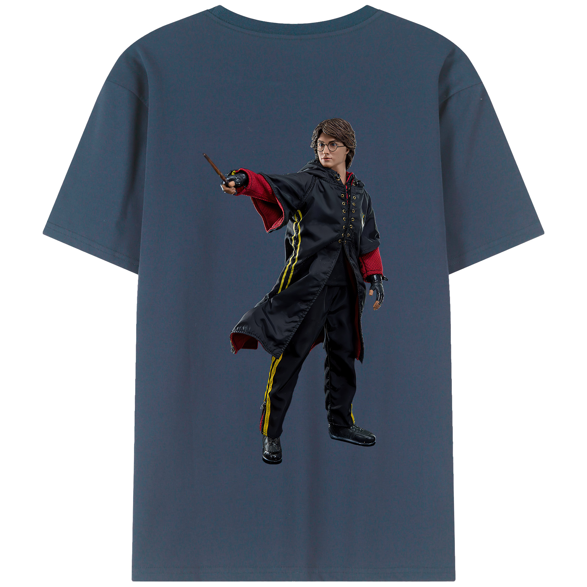 （画像用） Harry Potter ハリー・ポッターシリーズ 綿100％半袖Tシャツ（背面プリント）