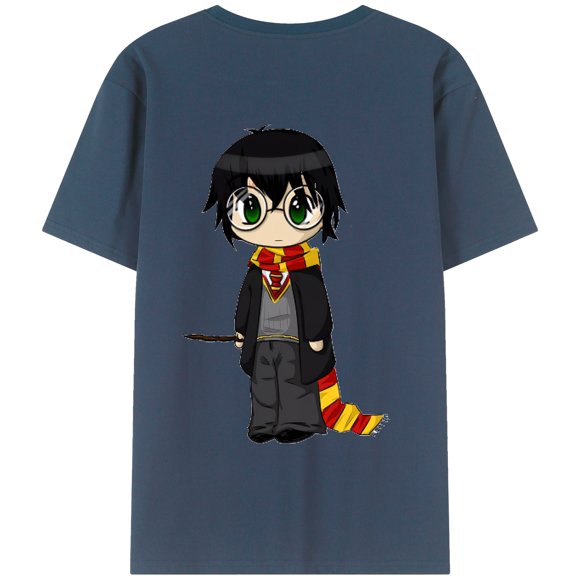 （画像用） Harry Potter ハリー・ポッターシリーズ 綿100％半袖Tシャツ（背面プリント）