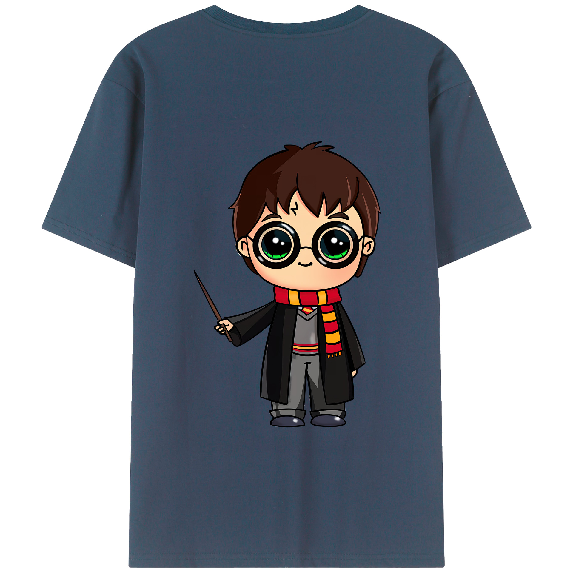 （画像用） Harry Potter ハリー・ポッターシリーズ 綿100％半袖Tシャツ（背面プリント）