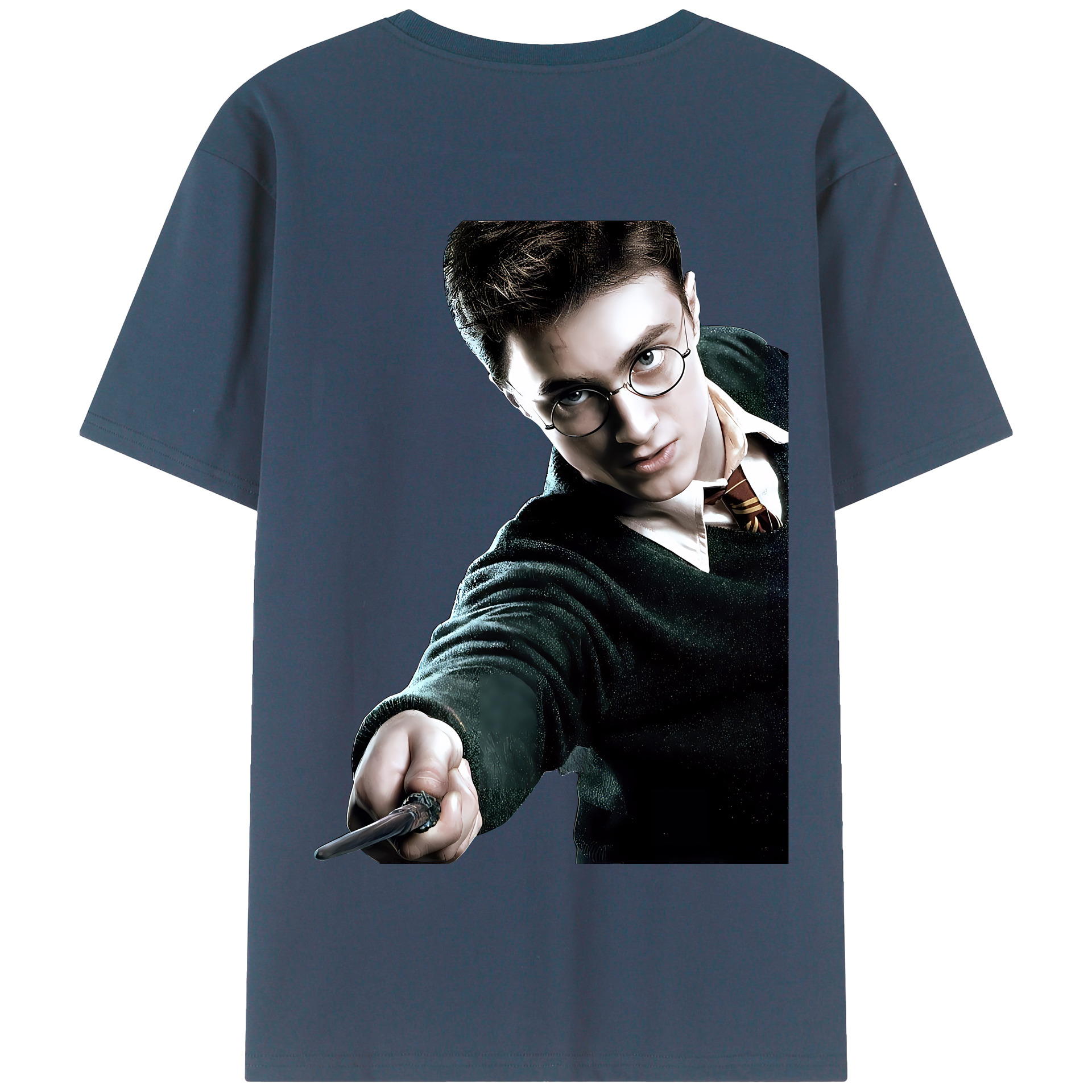 （画像用） Harry Potter ハリー・ポッターシリーズ 綿100％半袖Tシャツ（背面プリント）