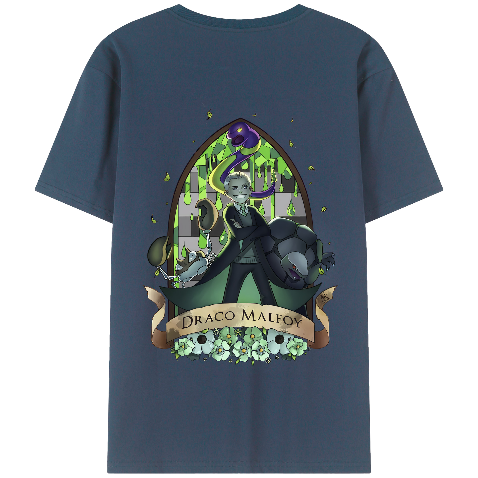 （画像用） Harry Potter ハリー・ポッターシリーズ 綿100％半袖Tシャツ（背面プリント）