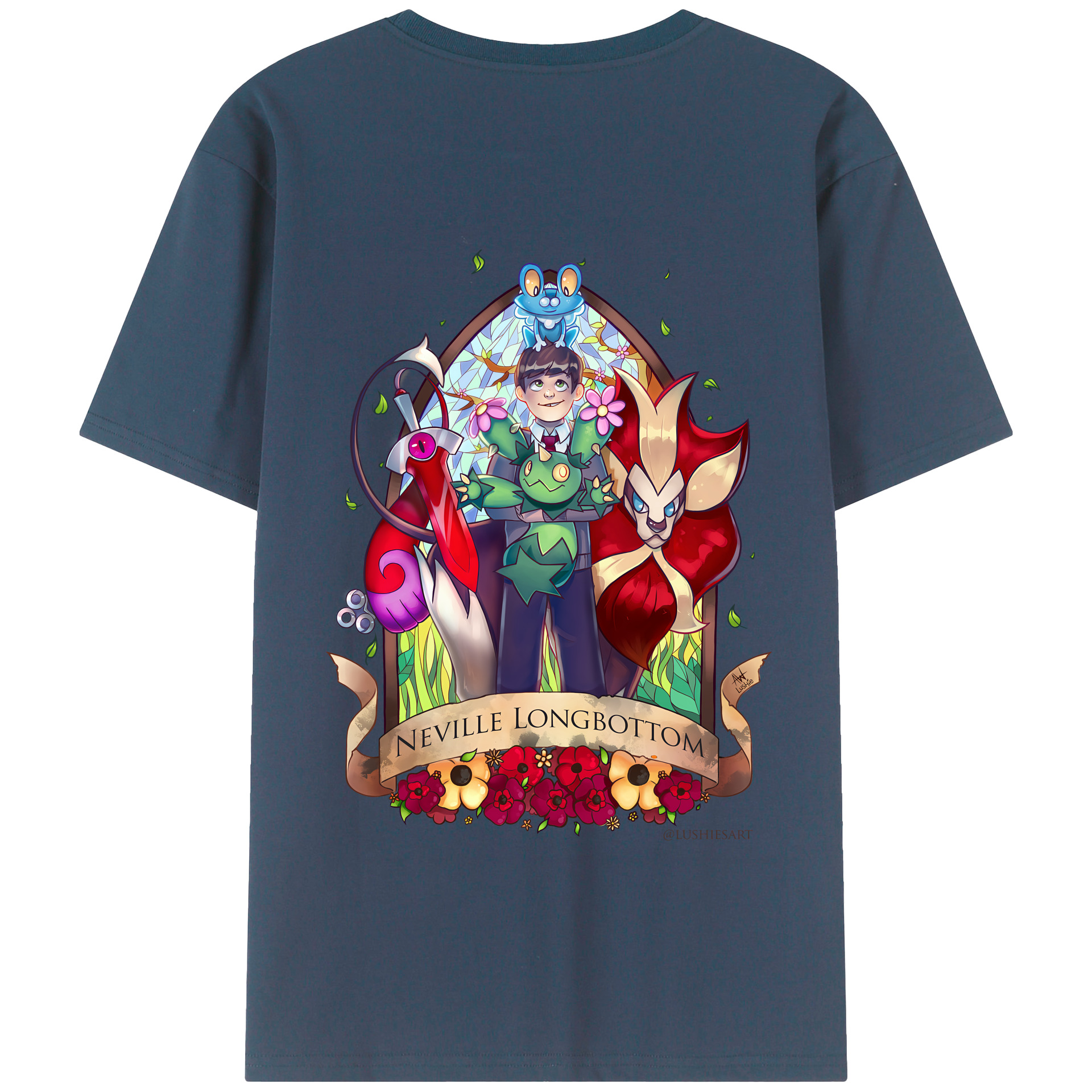 （画像用） Harry Potter ハリー・ポッターシリーズ 綿100％半袖Tシャツ（背面プリント）