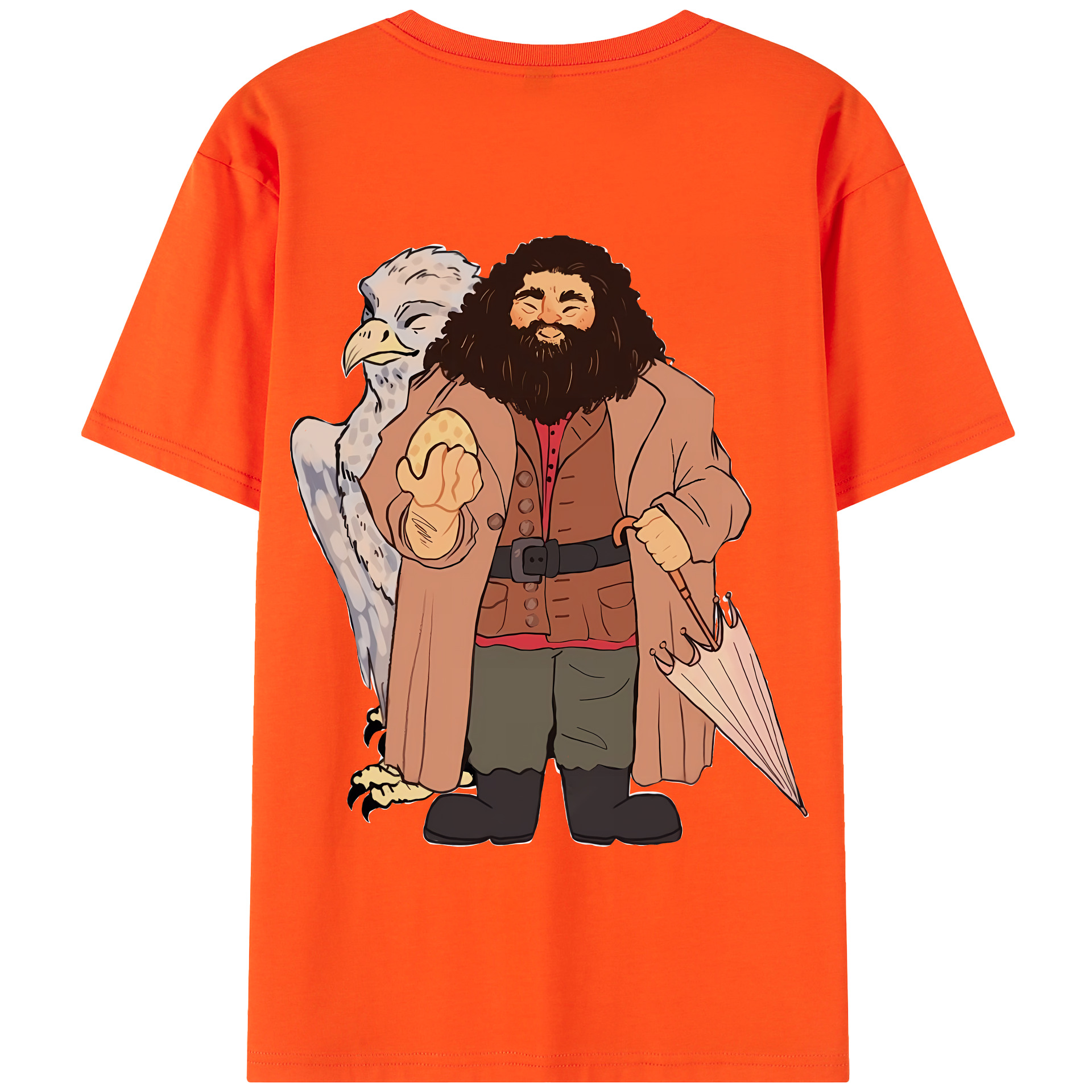 （画像用） Harry Potter ハリー・ポッターシリーズ 綿100％半袖Tシャツ（背面プリント）