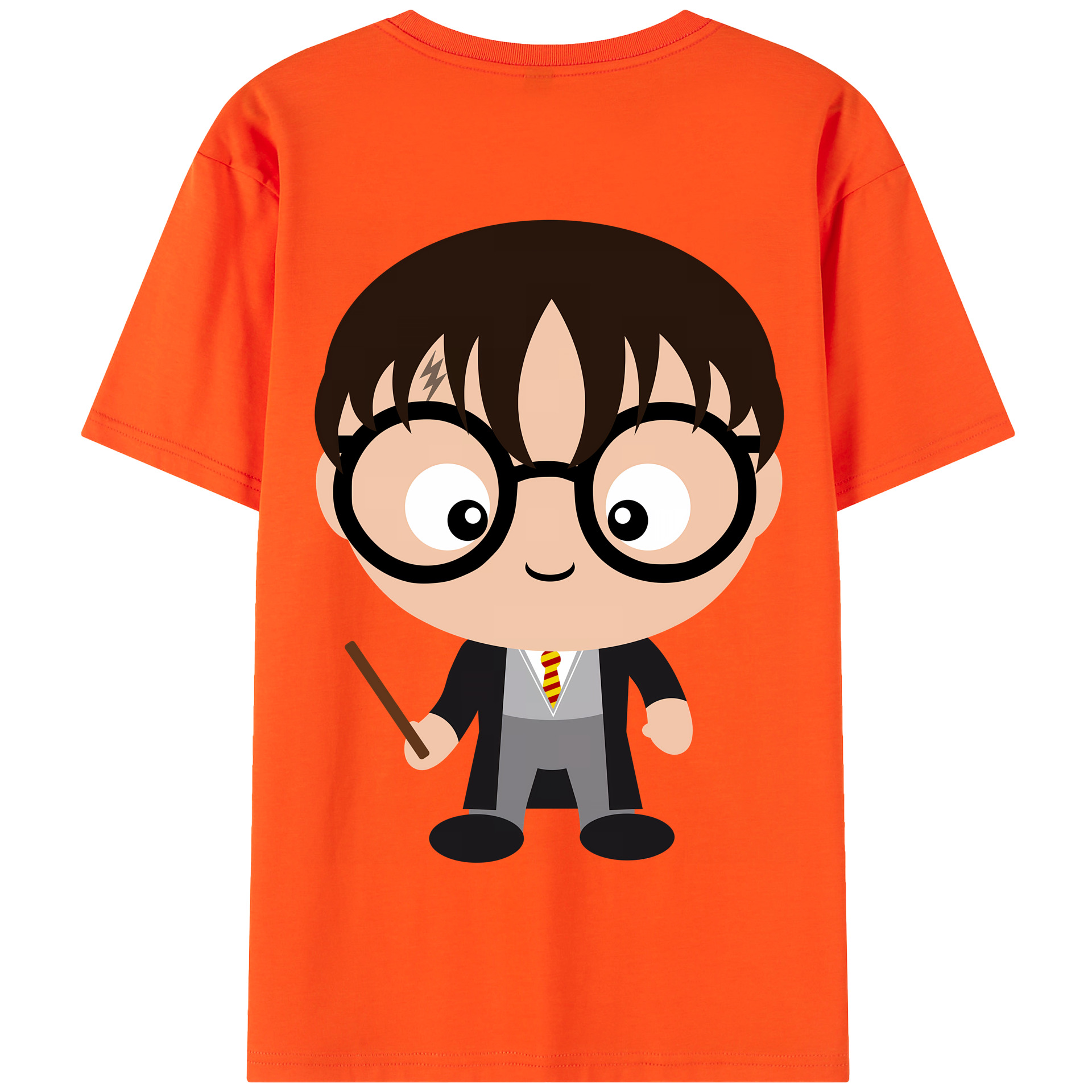 （画像用） Harry Potter ハリー・ポッターシリーズ 綿100％半袖Tシャツ（背面プリント）