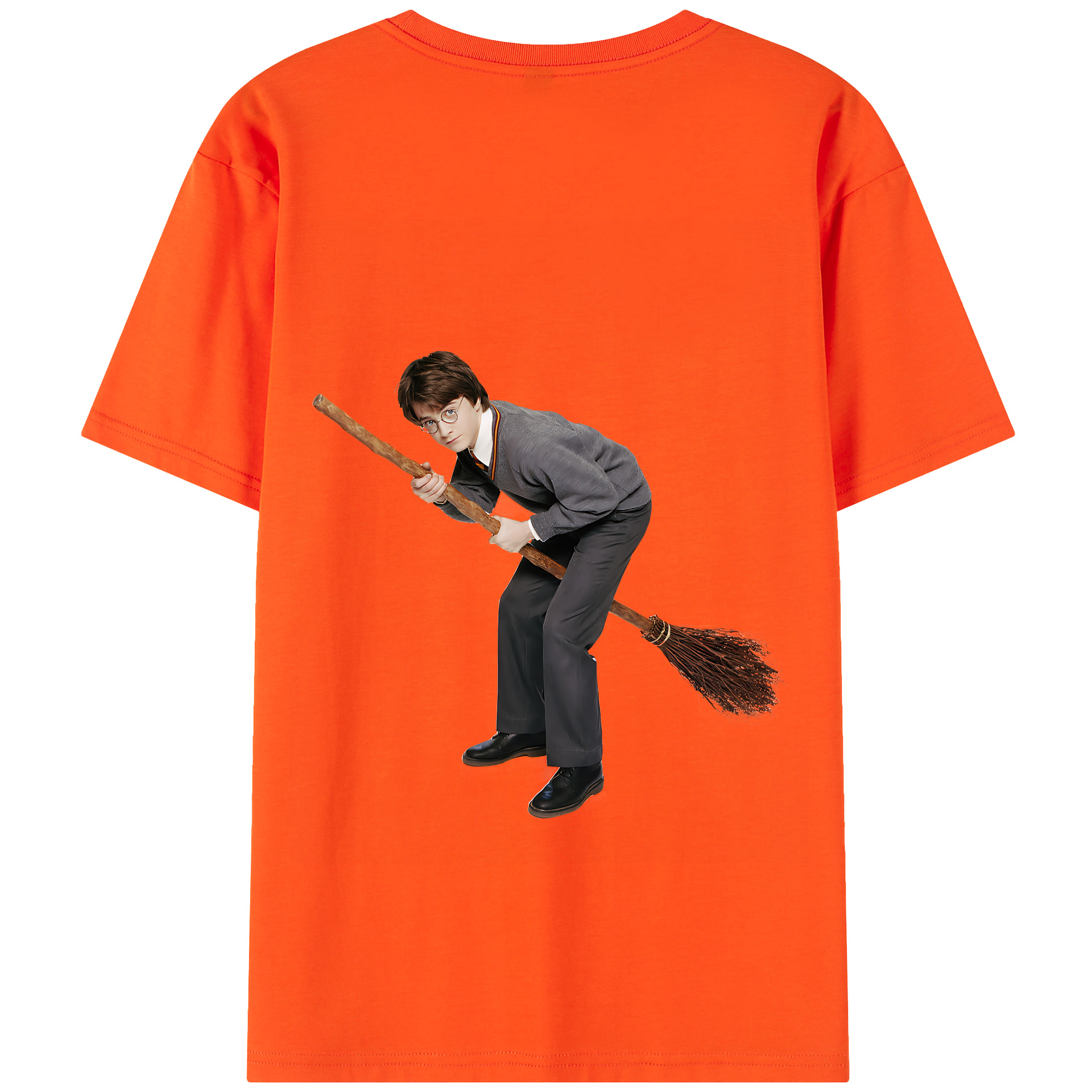 （画像用） Harry Potter ハリー・ポッターシリーズ 綿100％半袖Tシャツ（背面プリント）