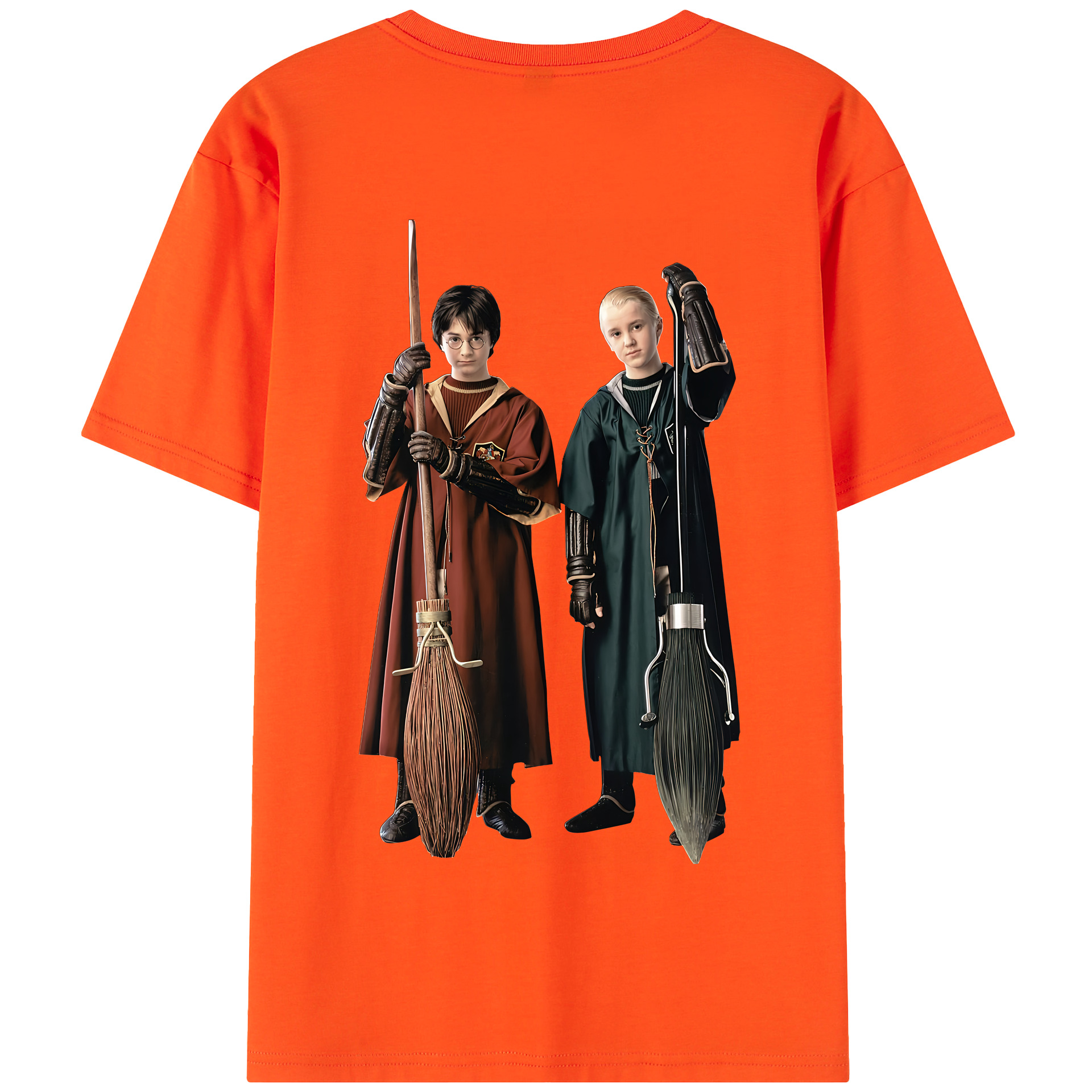 （画像用） Harry Potter ハリー・ポッターシリーズ 綿100％半袖Tシャツ（背面プリント）