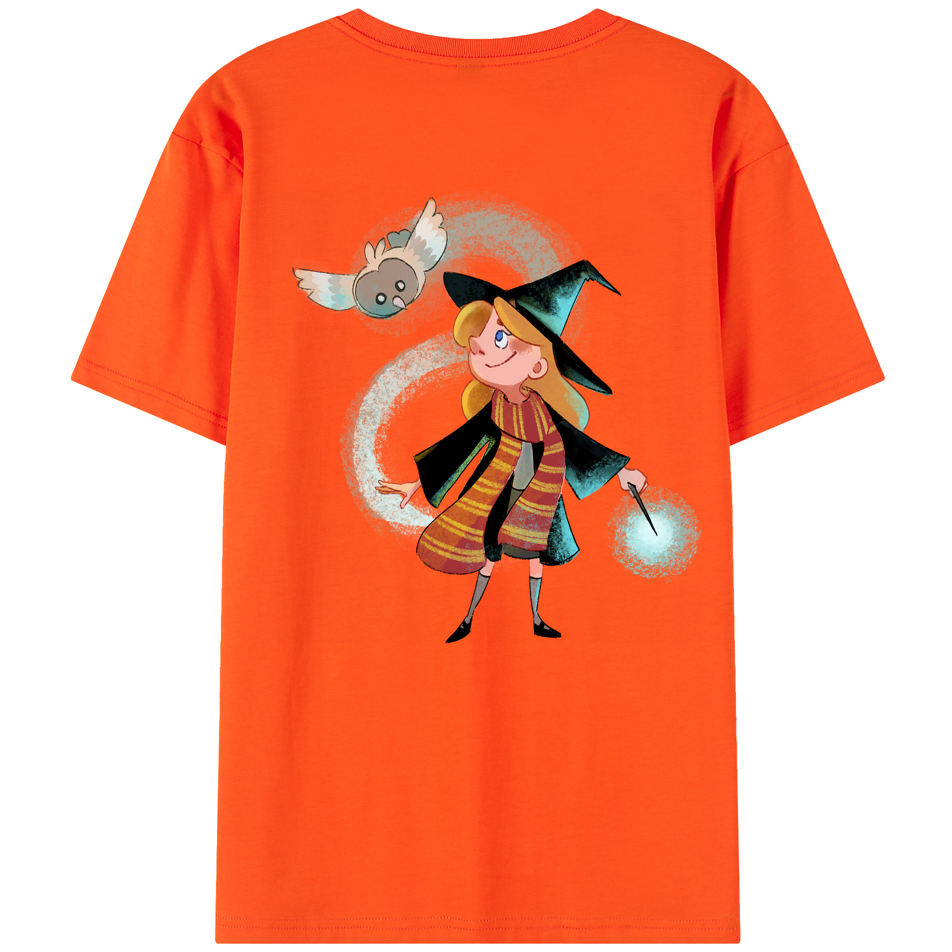 （画像用） Harry Potter ハリー・ポッターシリーズ 綿100％半袖Tシャツ（背面プリント）