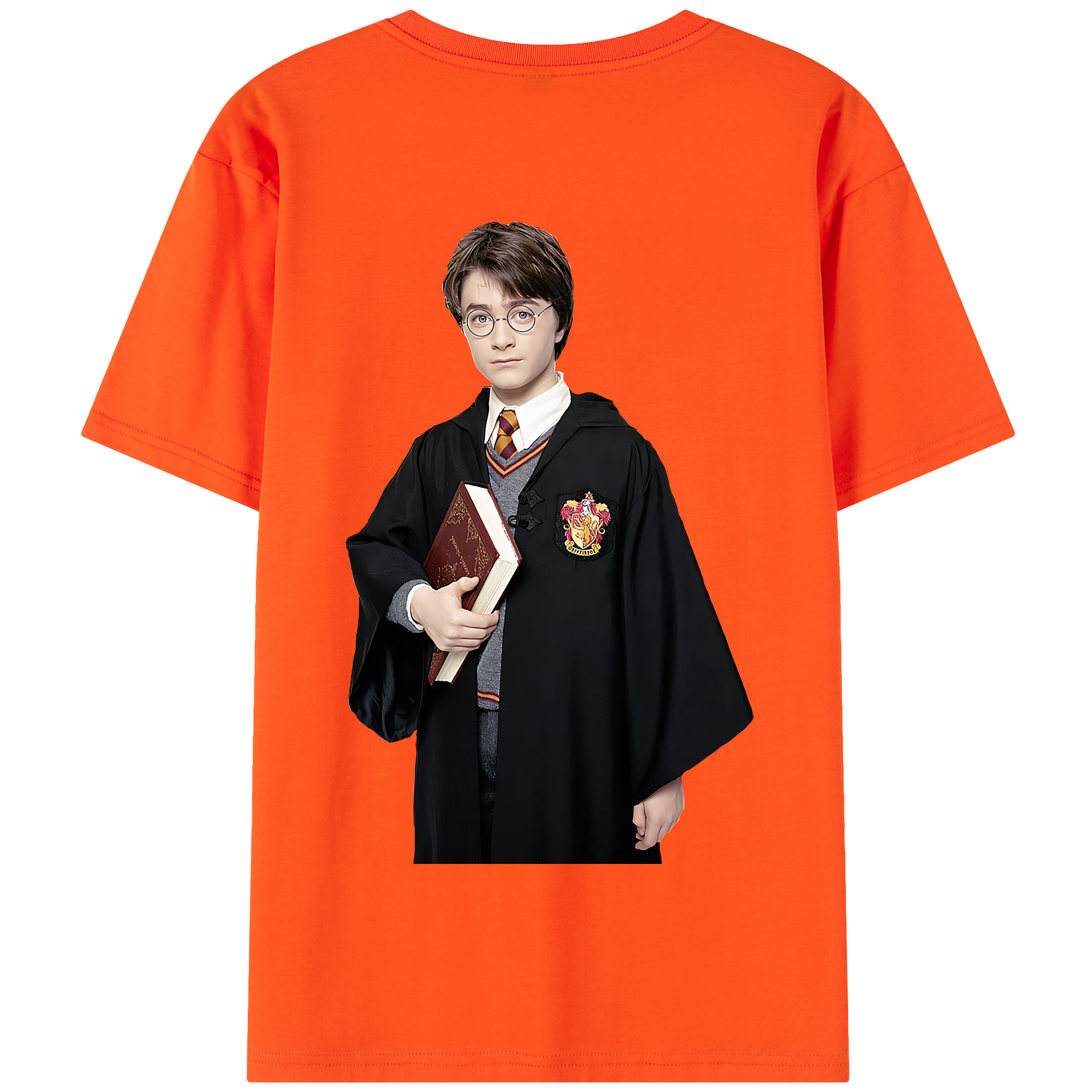 （画像用） Harry Potter ハリー・ポッターシリーズ 綿100％半袖Tシャツ（背面プリント）