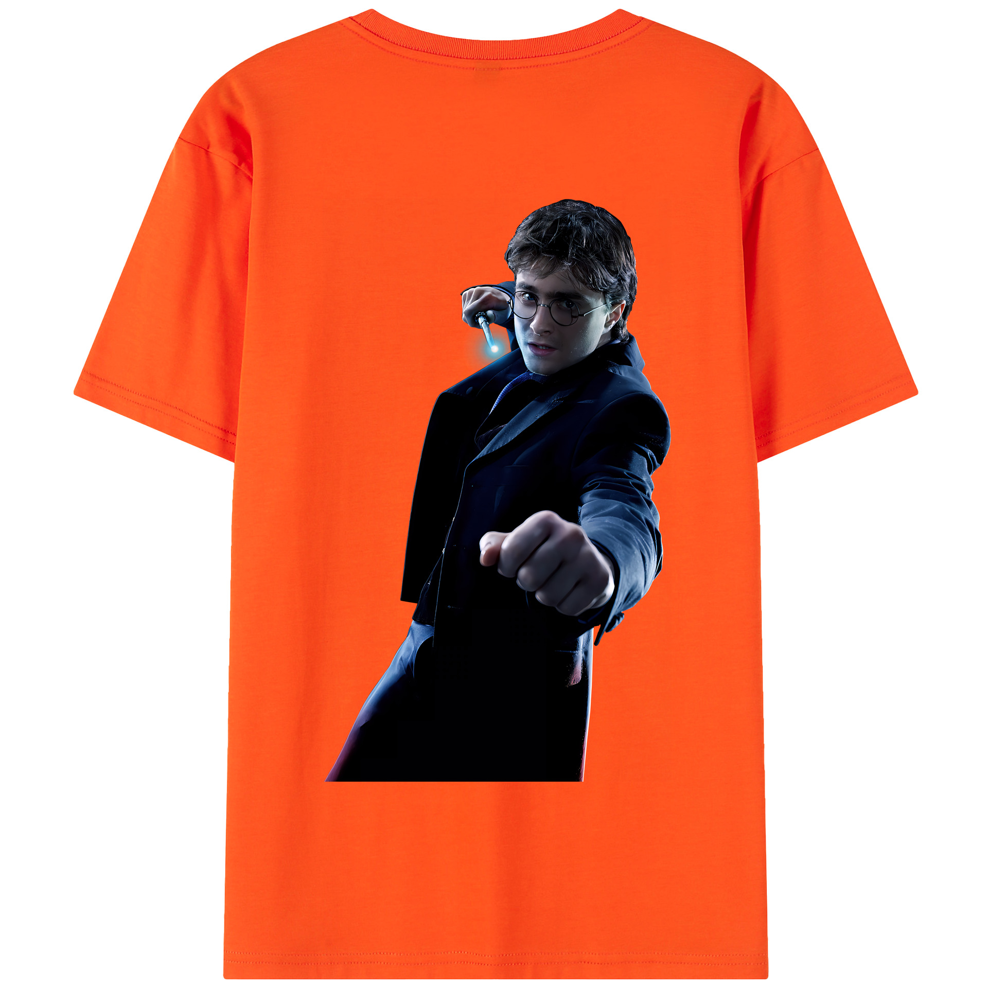 （画像用） Harry Potter ハリー・ポッターシリーズ 綿100％半袖Tシャツ（背面プリント）