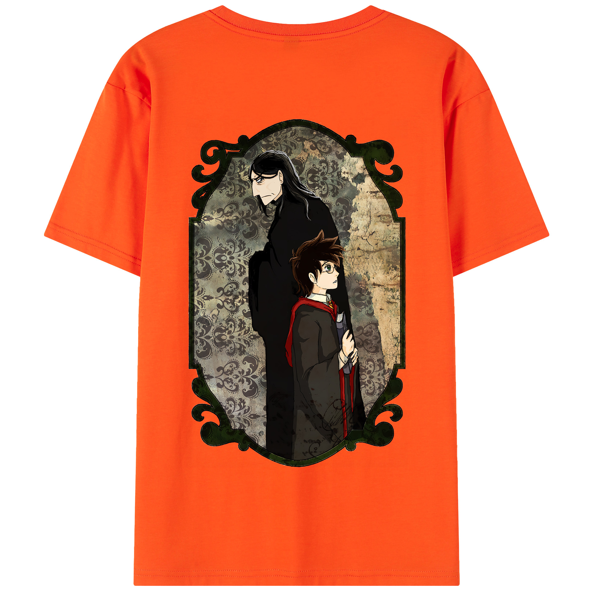 （画像用） Harry Potter ハリー・ポッターシリーズ 綿100％半袖Tシャツ（背面プリント）