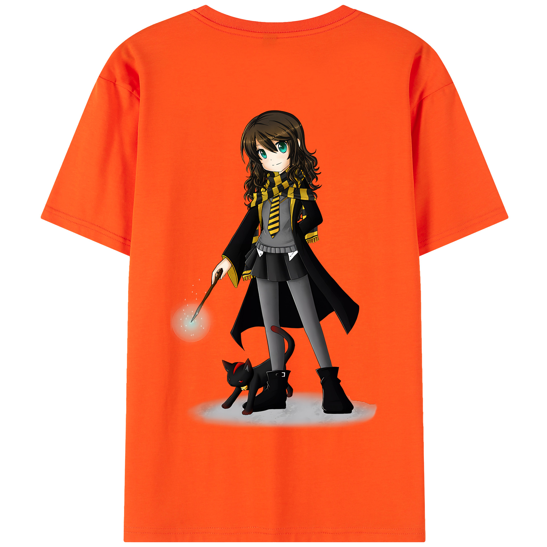 （画像用） Harry Potter ハリー・ポッターシリーズ 綿100％半袖Tシャツ（背面プリント）