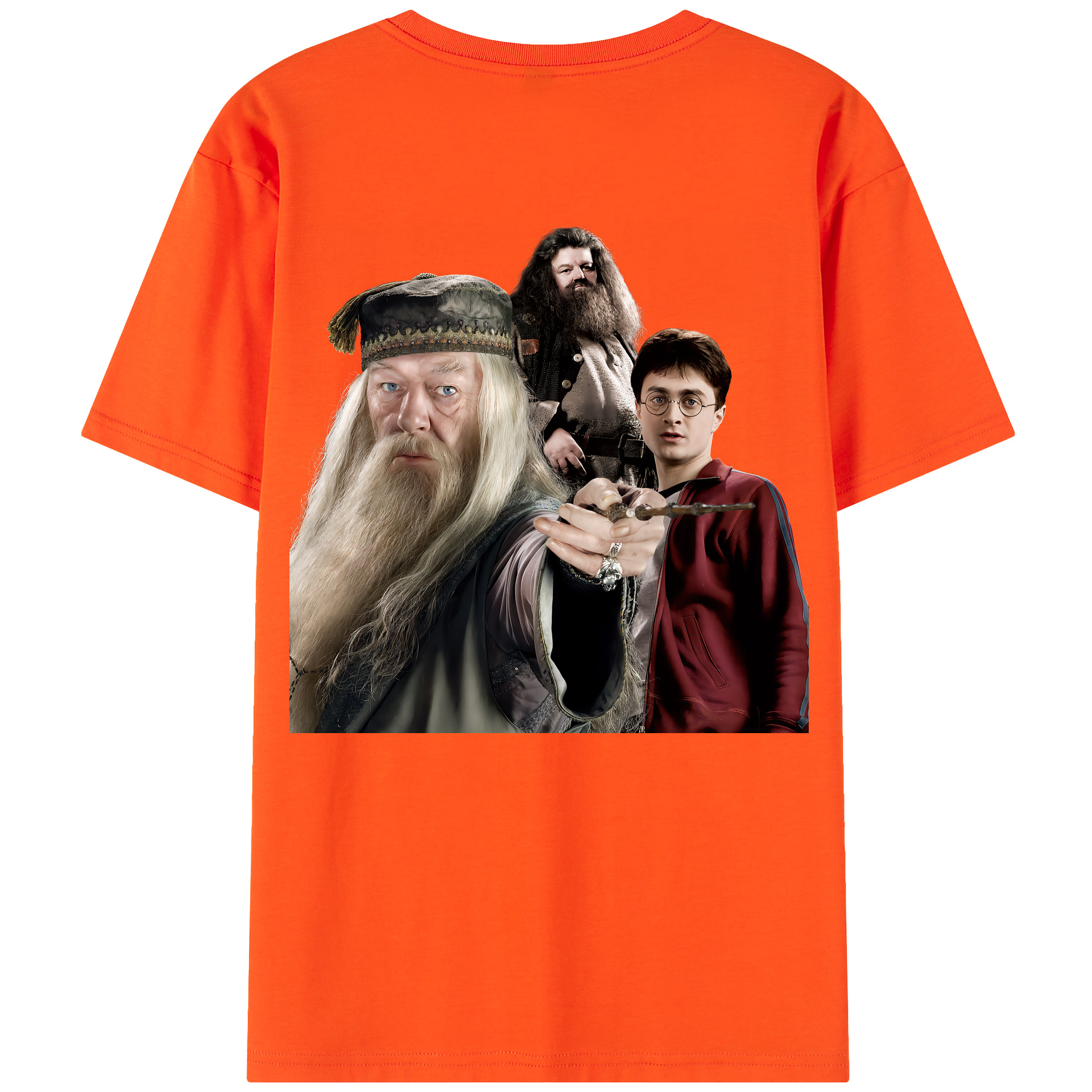 （画像用） Harry Potter ハリー・ポッターシリーズ 綿100％半袖Tシャツ（背面プリント）