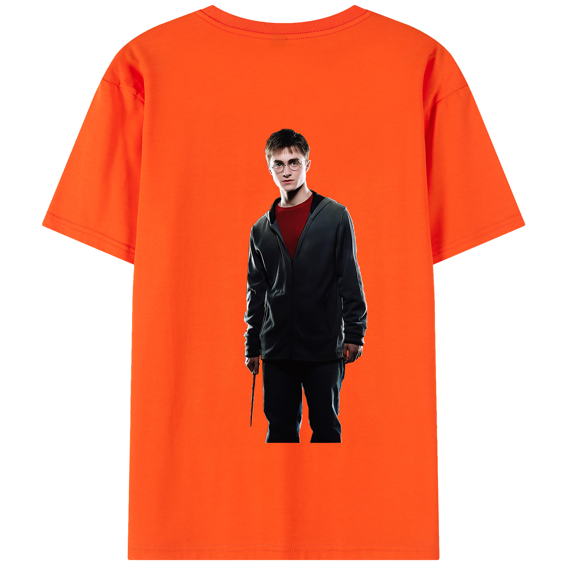 （画像用） Harry Potter ハリー・ポッターシリーズ 綿100％半袖Tシャツ（背面プリント）