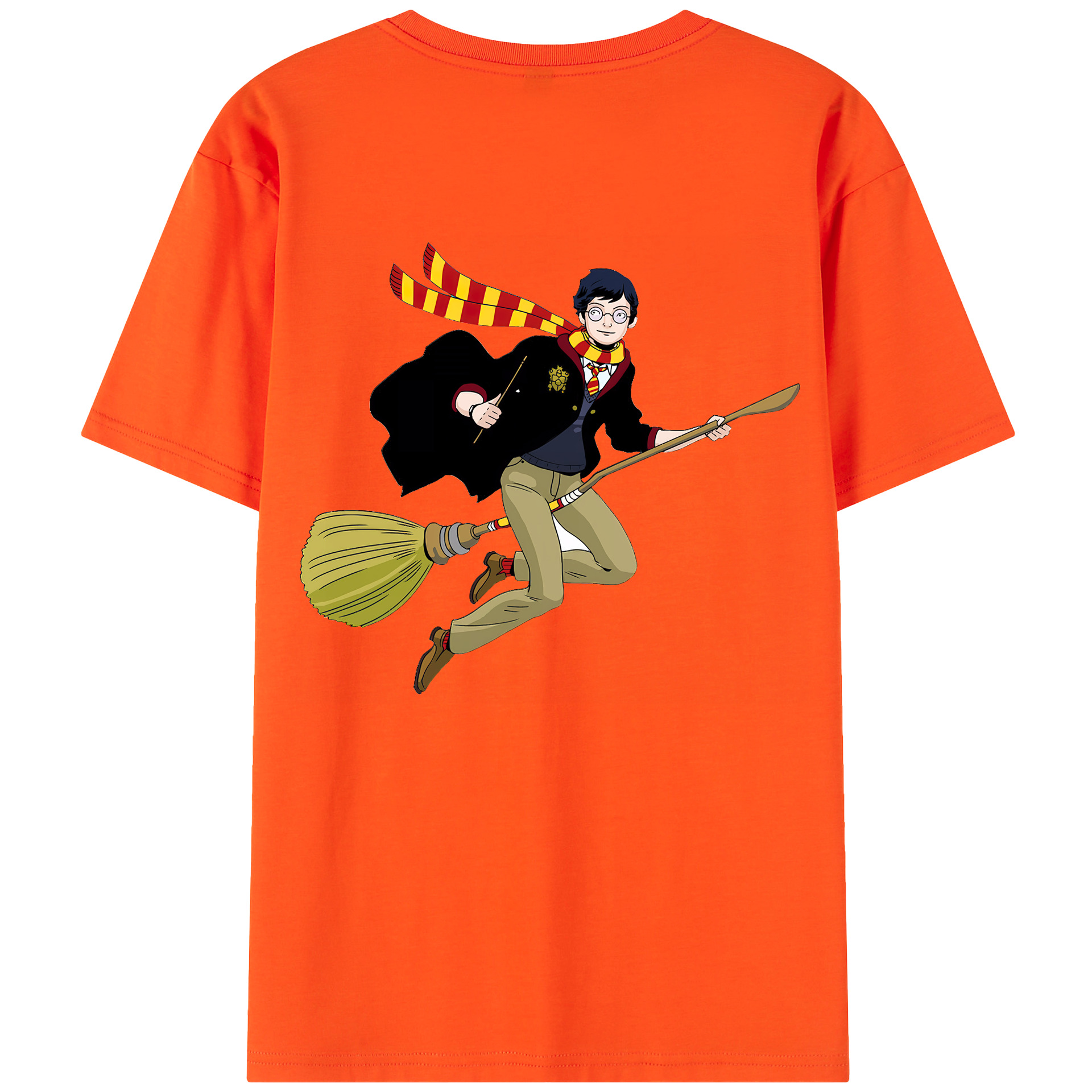 （画像用） Harry Potter ハリー・ポッターシリーズ 綿100％半袖Tシャツ（背面プリント）