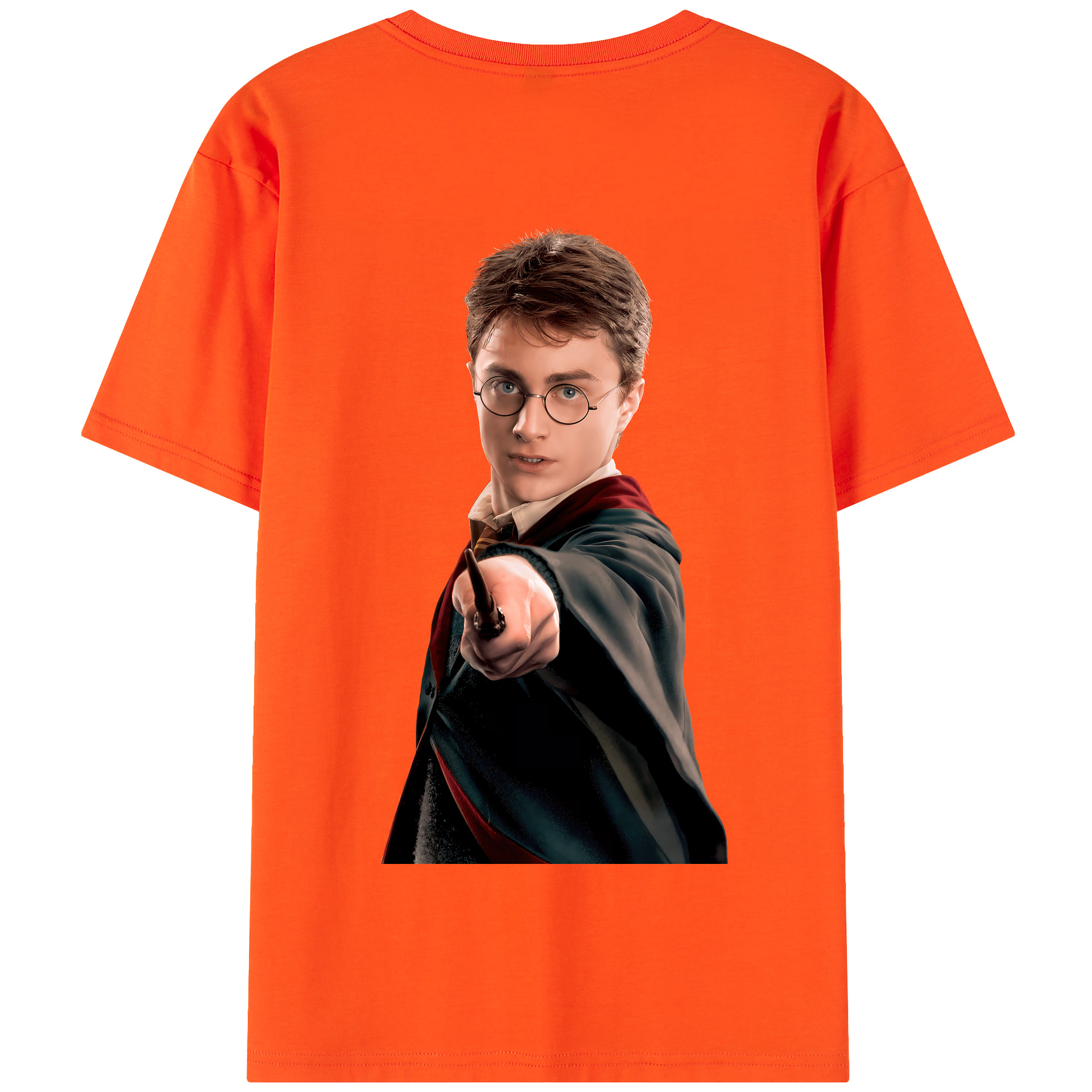 （画像用） Harry Potter ハリー・ポッターシリーズ 綿100％半袖Tシャツ（背面プリント）