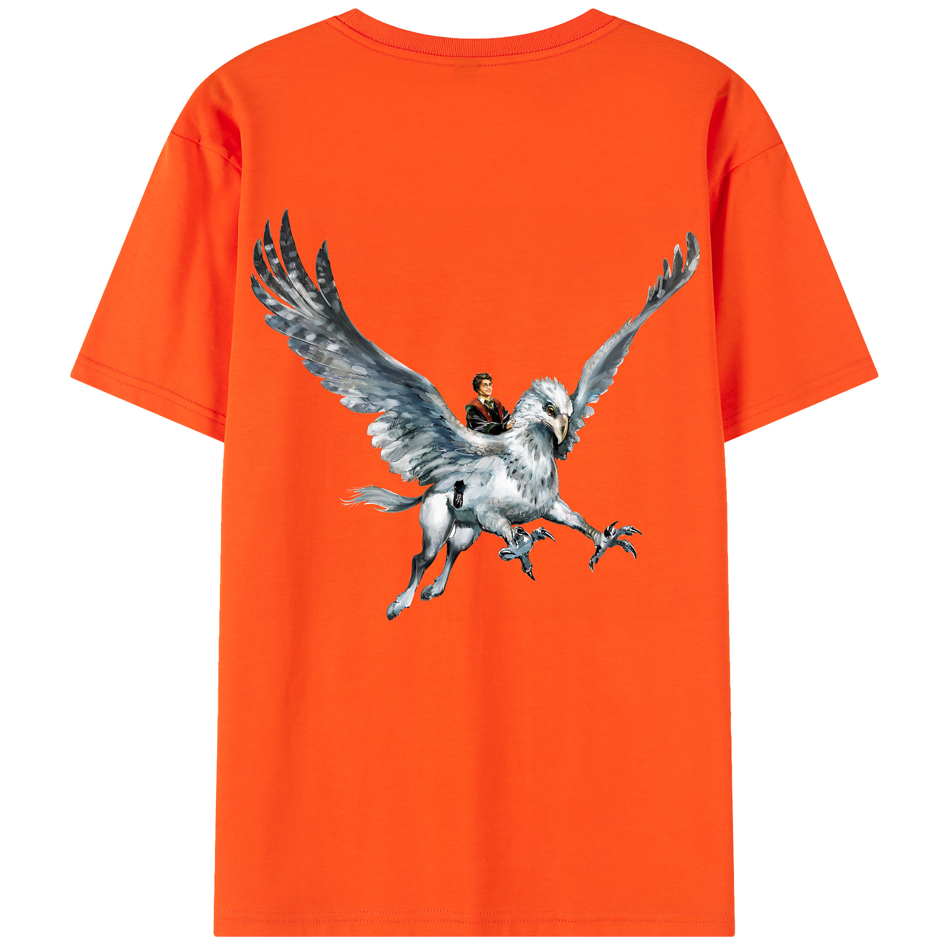 （画像用） Harry Potter ハリー・ポッターシリーズ 綿100％半袖Tシャツ（背面プリント）