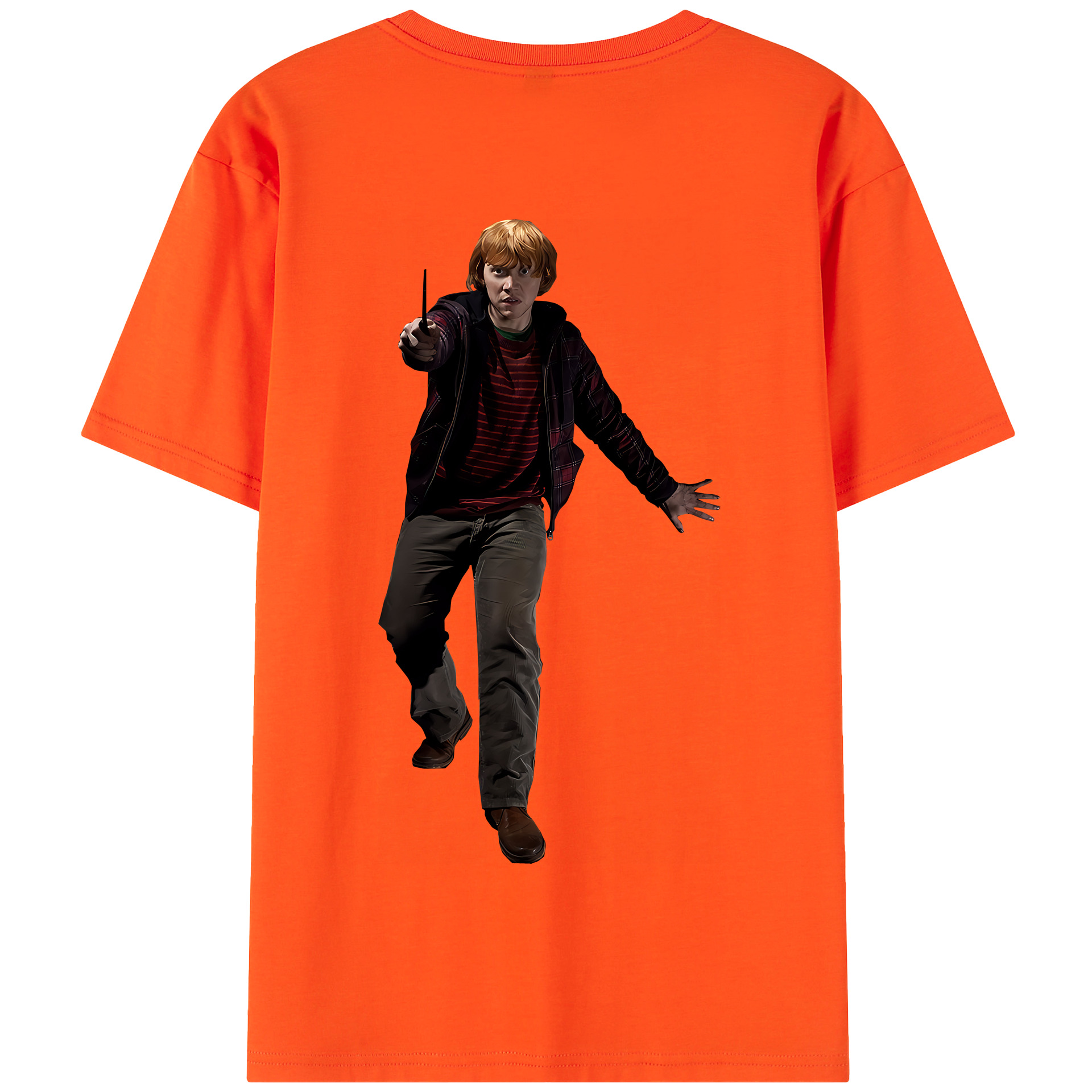 （画像用） Harry Potter ハリー・ポッターシリーズ 綿100％半袖Tシャツ（背面プリント）