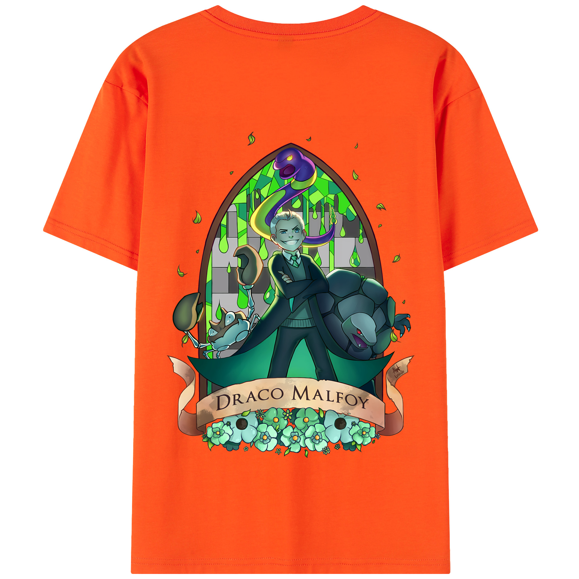 （画像用） Harry Potter ハリー・ポッターシリーズ 綿100％半袖Tシャツ（背面プリント）