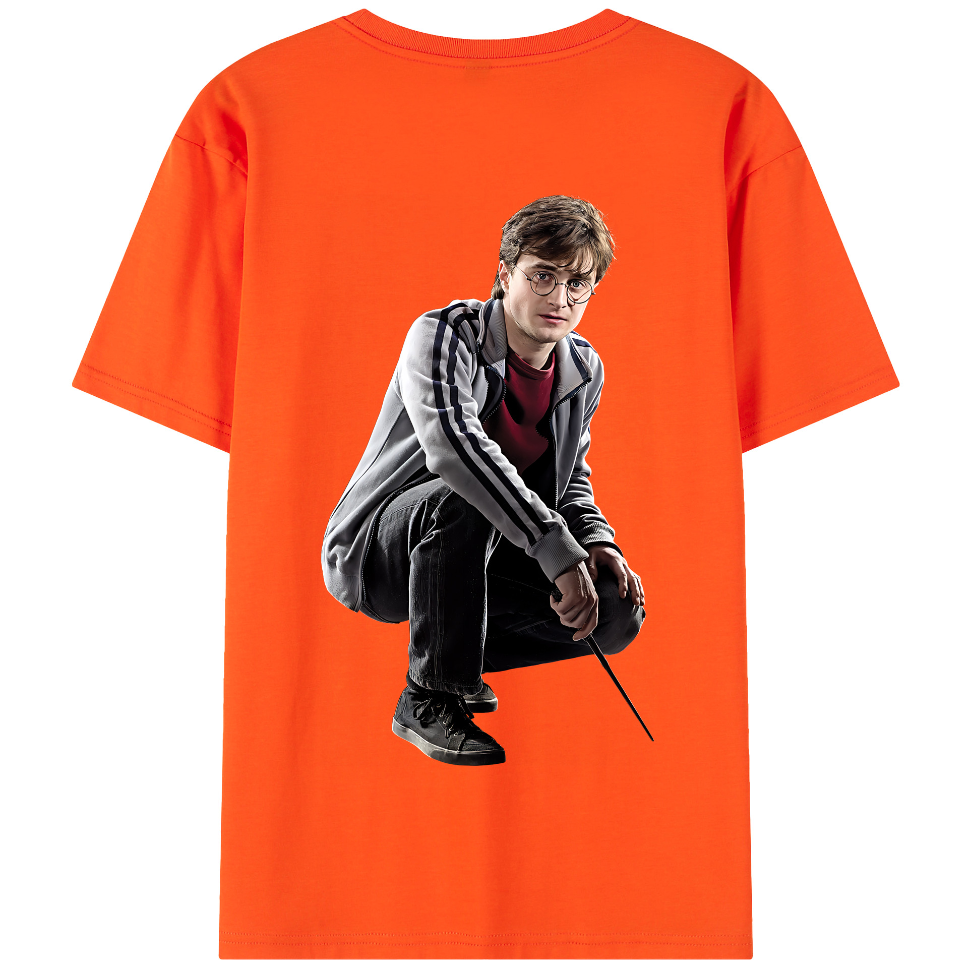 （画像用） Harry Potter ハリー・ポッターシリーズ 綿100％半袖Tシャツ（背面プリント）