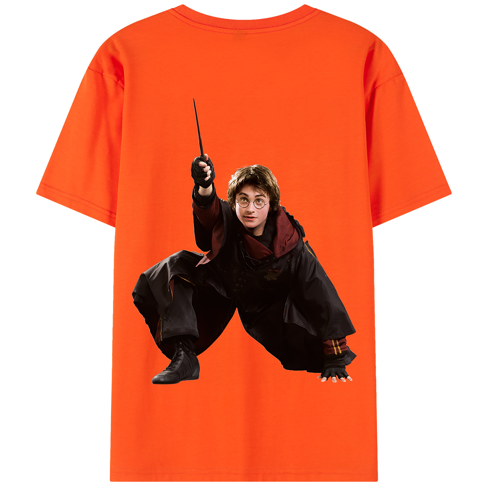（画像用） Harry Potter ハリー・ポッターシリーズ 綿100％半袖Tシャツ（背面プリント）