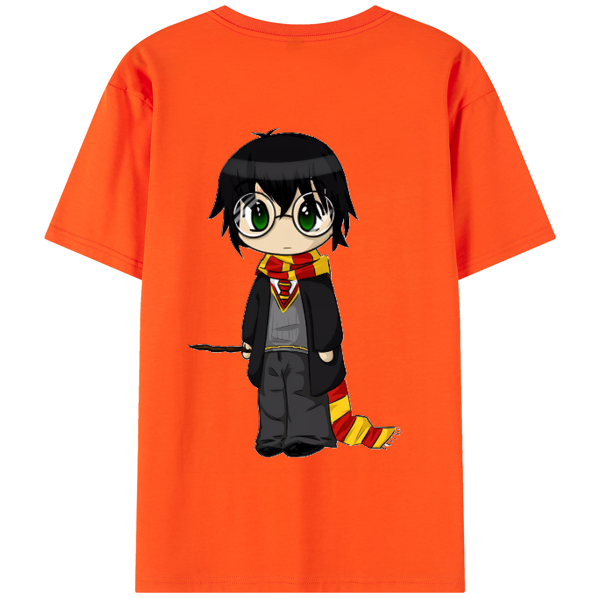 （画像用） Harry Potter ハリー・ポッターシリーズ 綿100％半袖Tシャツ（背面プリント）
