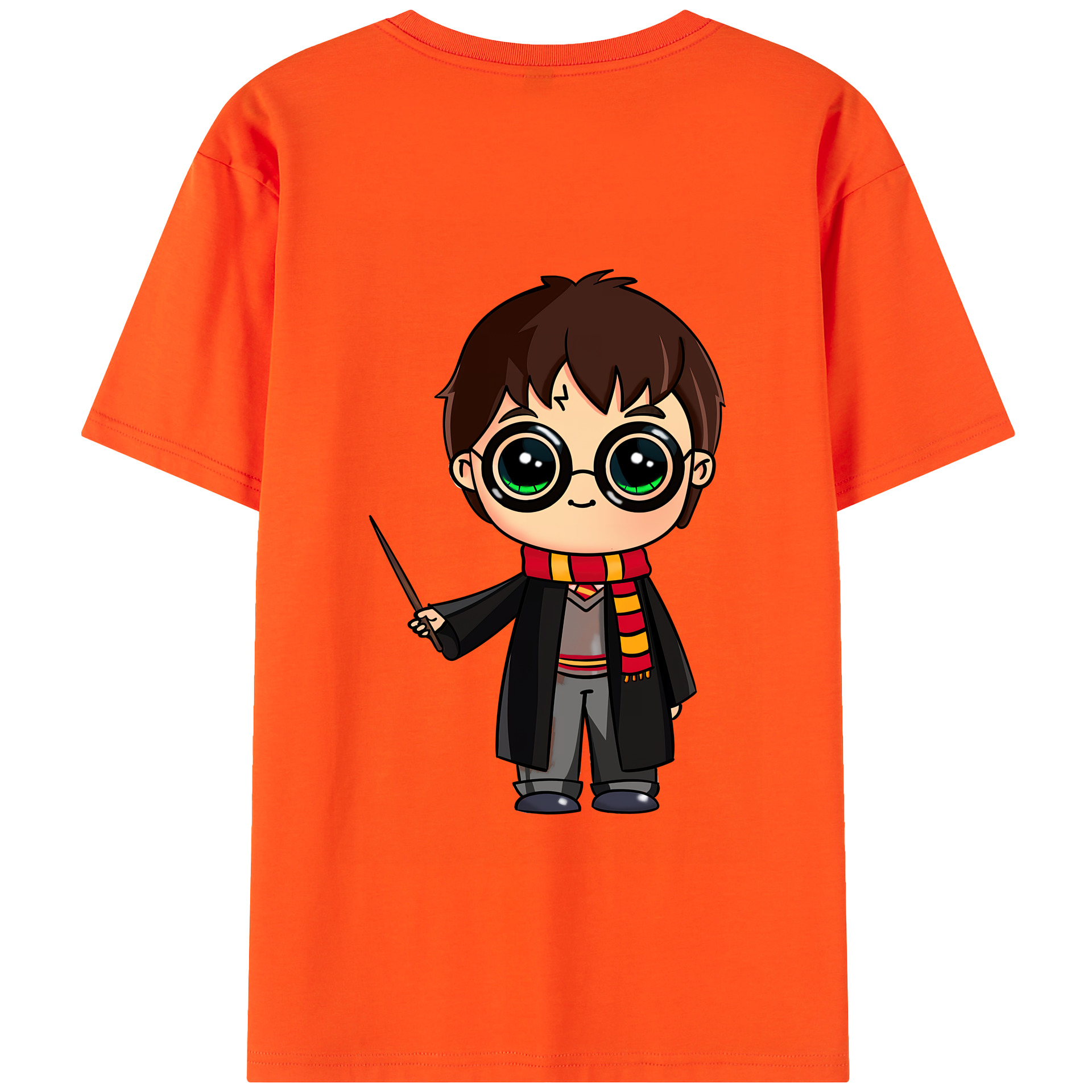 （画像用） Harry Potter ハリー・ポッターシリーズ 綿100％半袖Tシャツ（背面プリント）