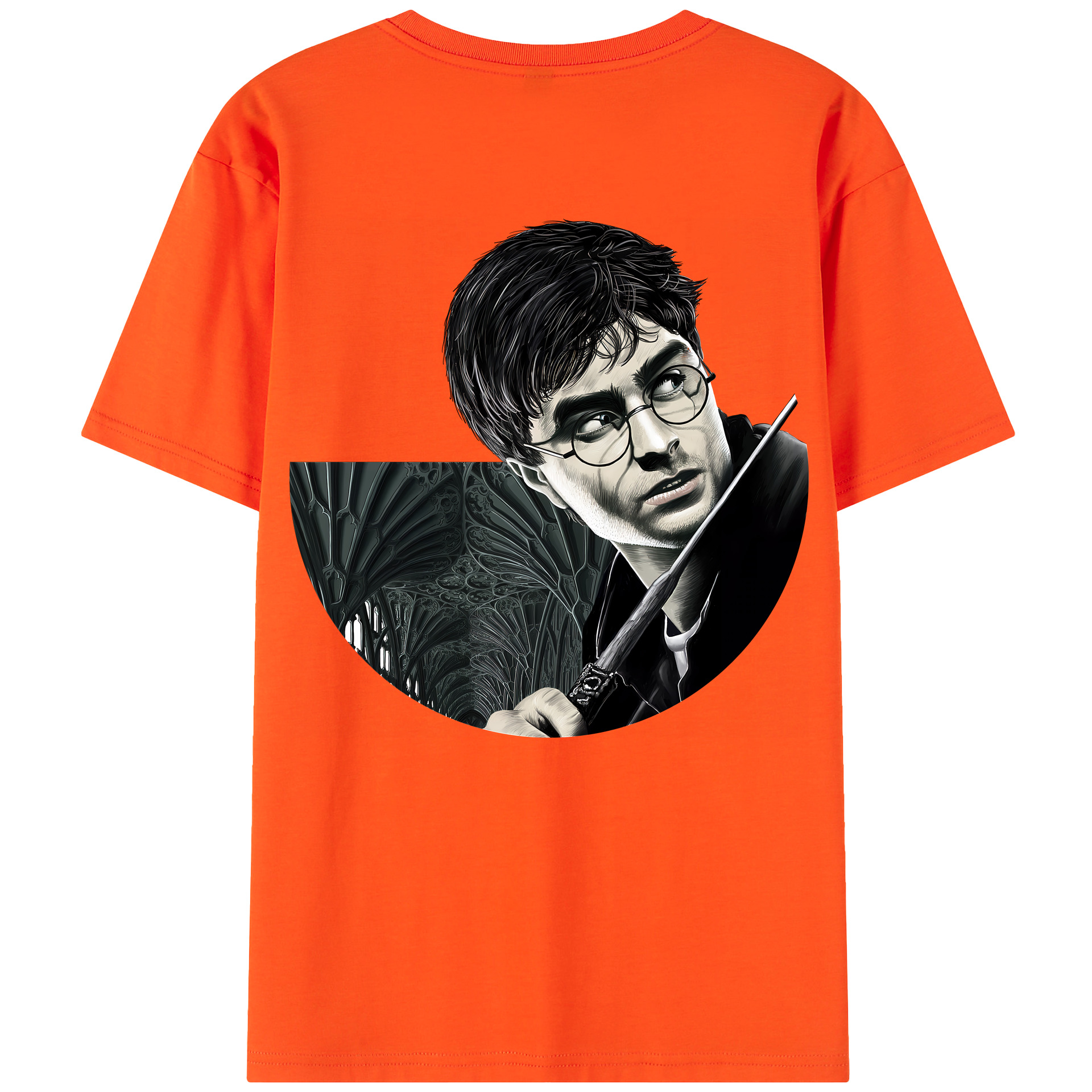 （画像用） Harry Potter ハリー・ポッターシリーズ 綿100％半袖Tシャツ（背面プリント）