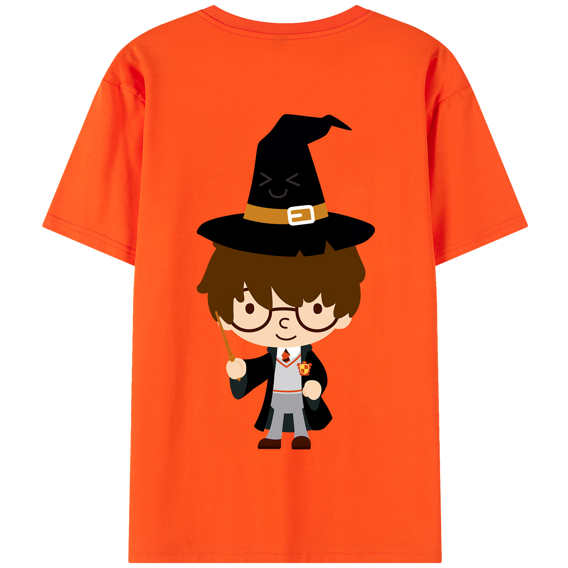 （画像用） Harry Potter ハリー・ポッターシリーズ 綿100％半袖Tシャツ（背面プリント）