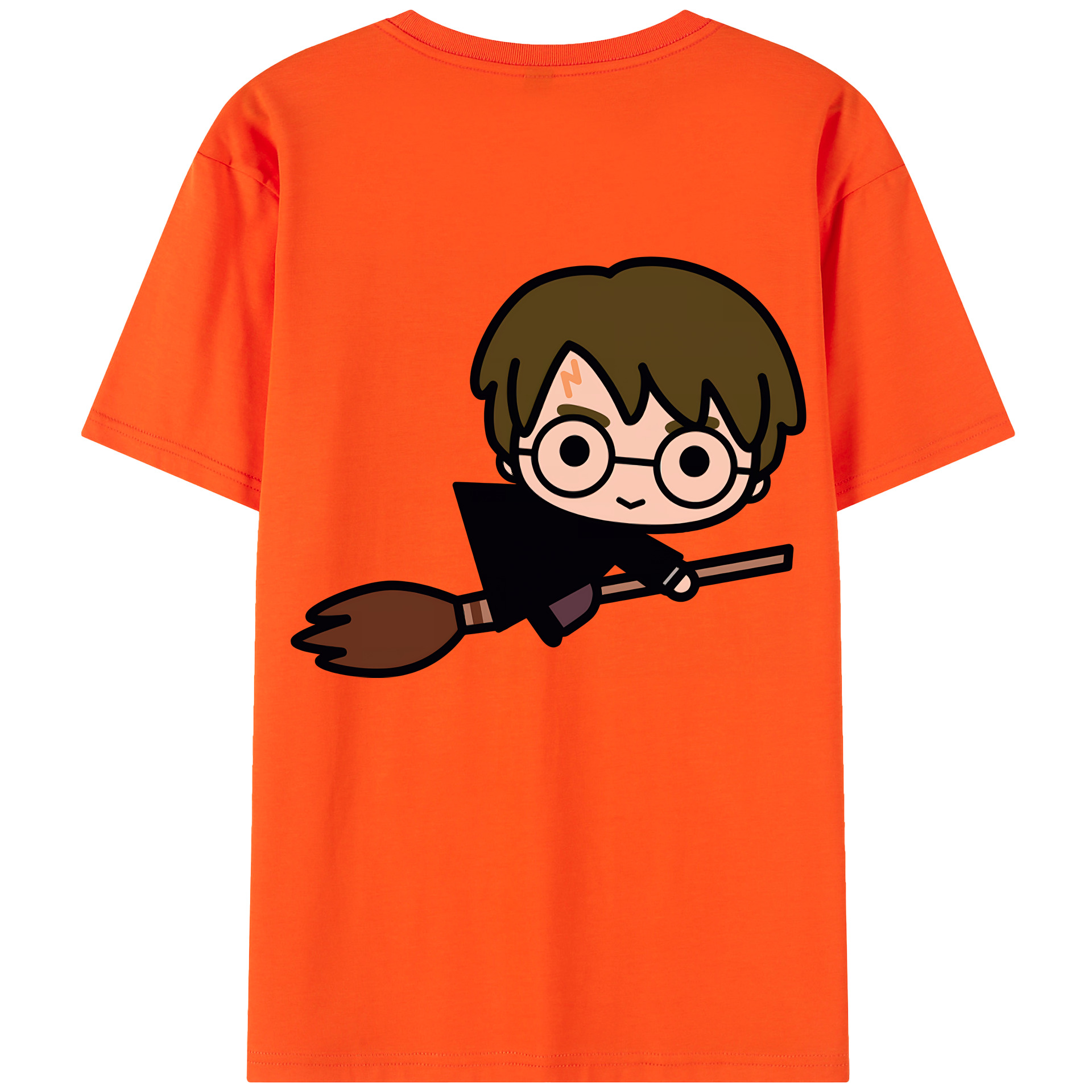 （画像用） Harry Potter ハリー・ポッターシリーズ 綿100％半袖Tシャツ（背面プリント）