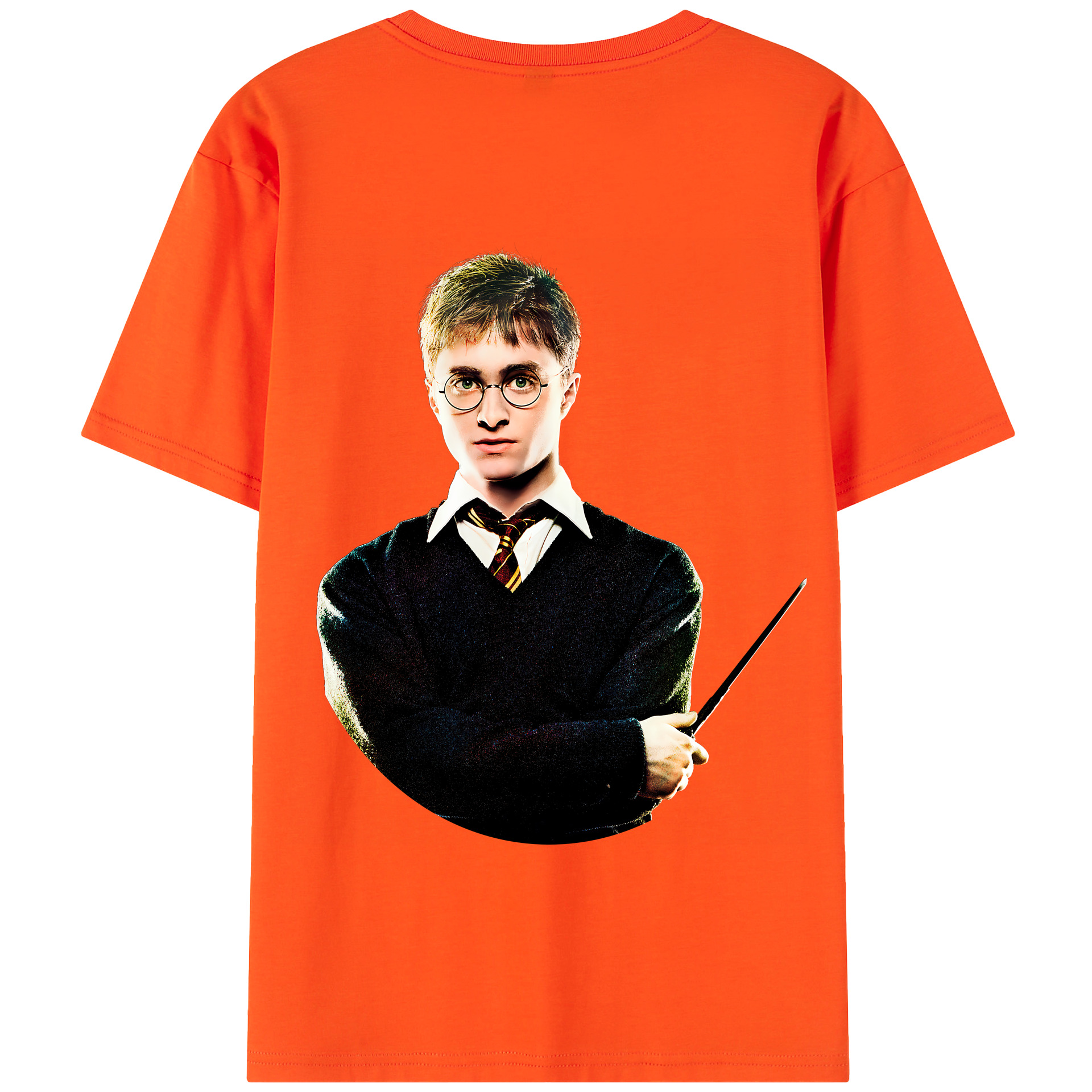（画像用） Harry Potter ハリー・ポッターシリーズ 綿100％半袖Tシャツ（背面プリント）