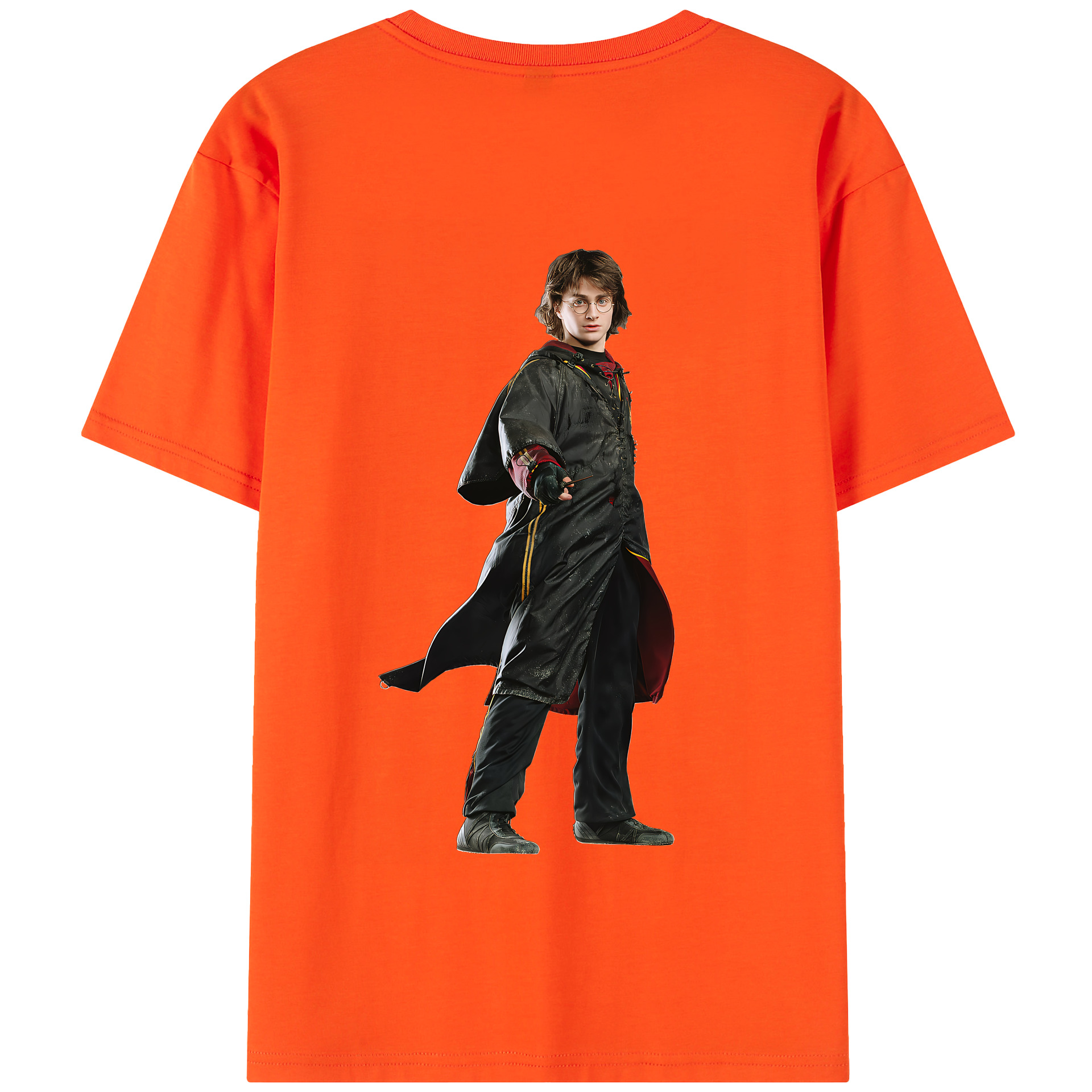 （画像用） Harry Potter ハリー・ポッターシリーズ 綿100％半袖Tシャツ（背面プリント）