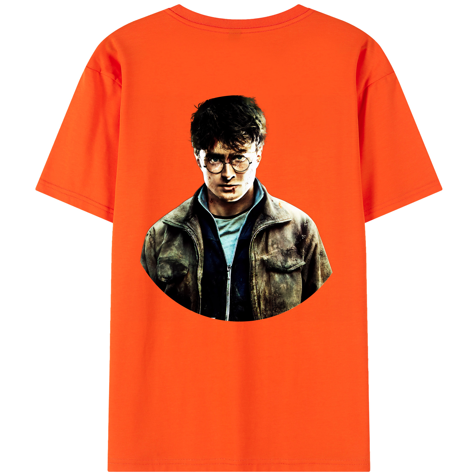 （画像用） Harry Potter ハリー・ポッターシリーズ 綿100％半袖Tシャツ（背面プリント）